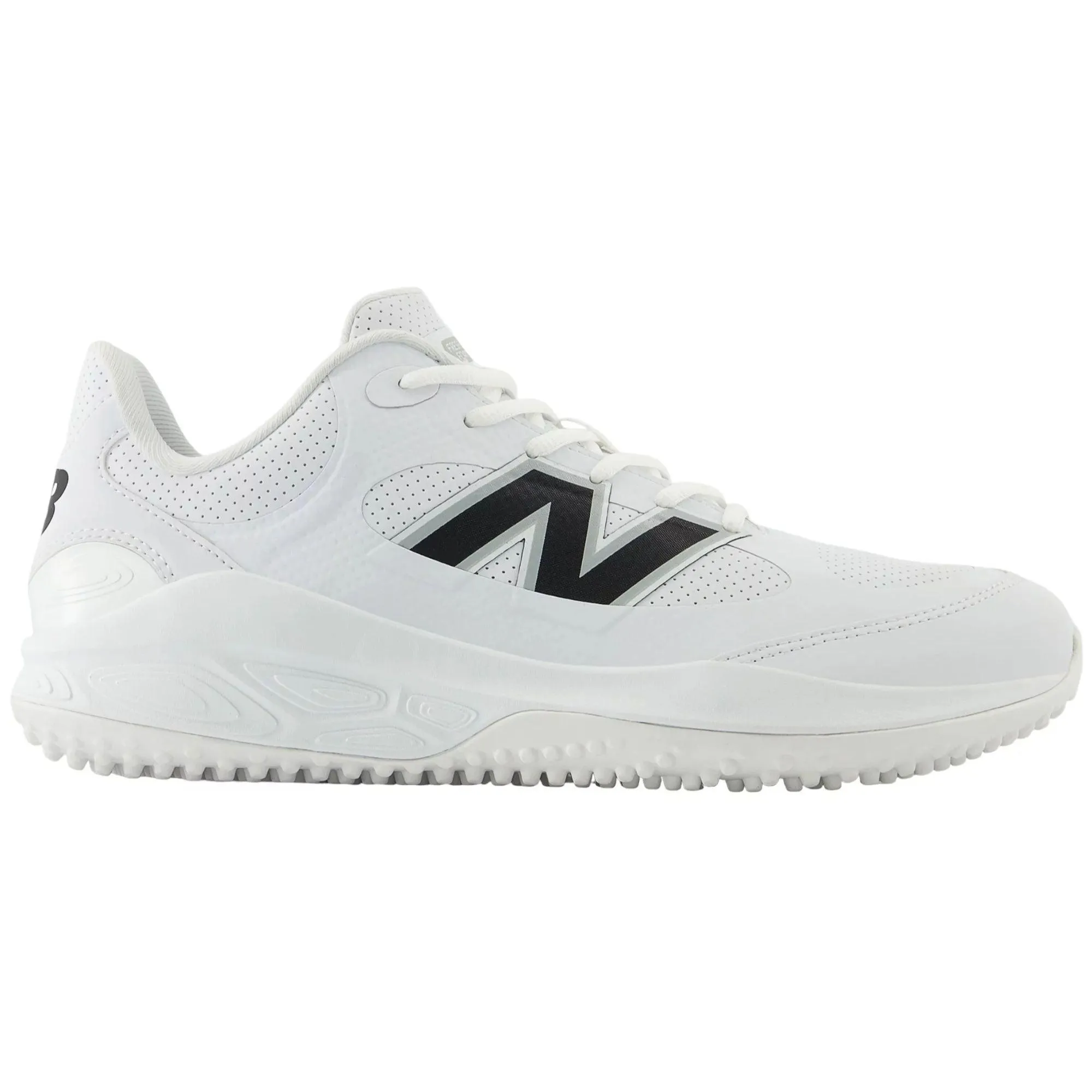 Sleek Construction Tactical Gear New Balance Men's Fresh Foam 3000 v7 Synthetic Turf Baseball Shoes - White - T3000SW7