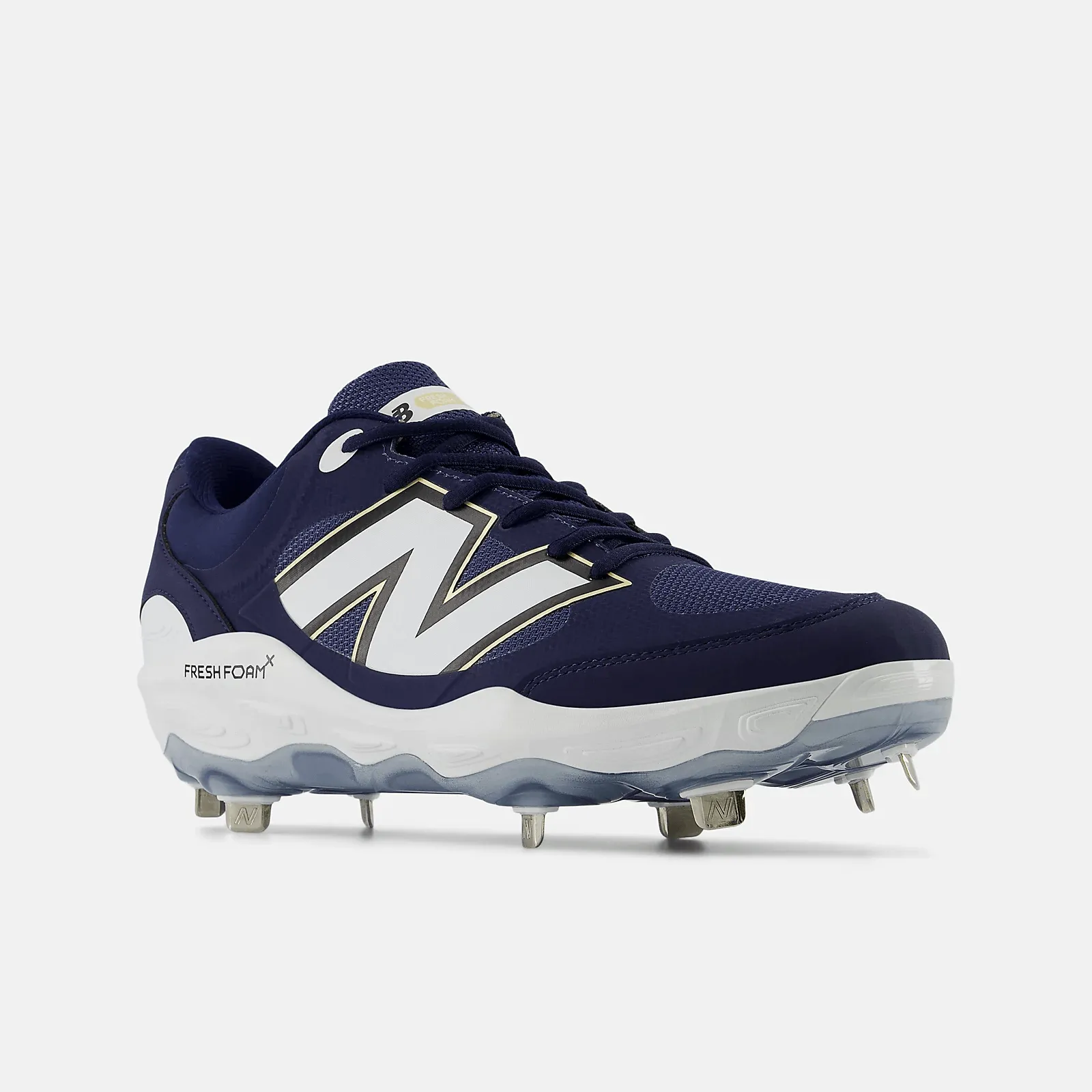 Western Style New Balance Men's Fresh Foam X 3000 v7 Metal Baseball Cleats - Navy - L3000TN7