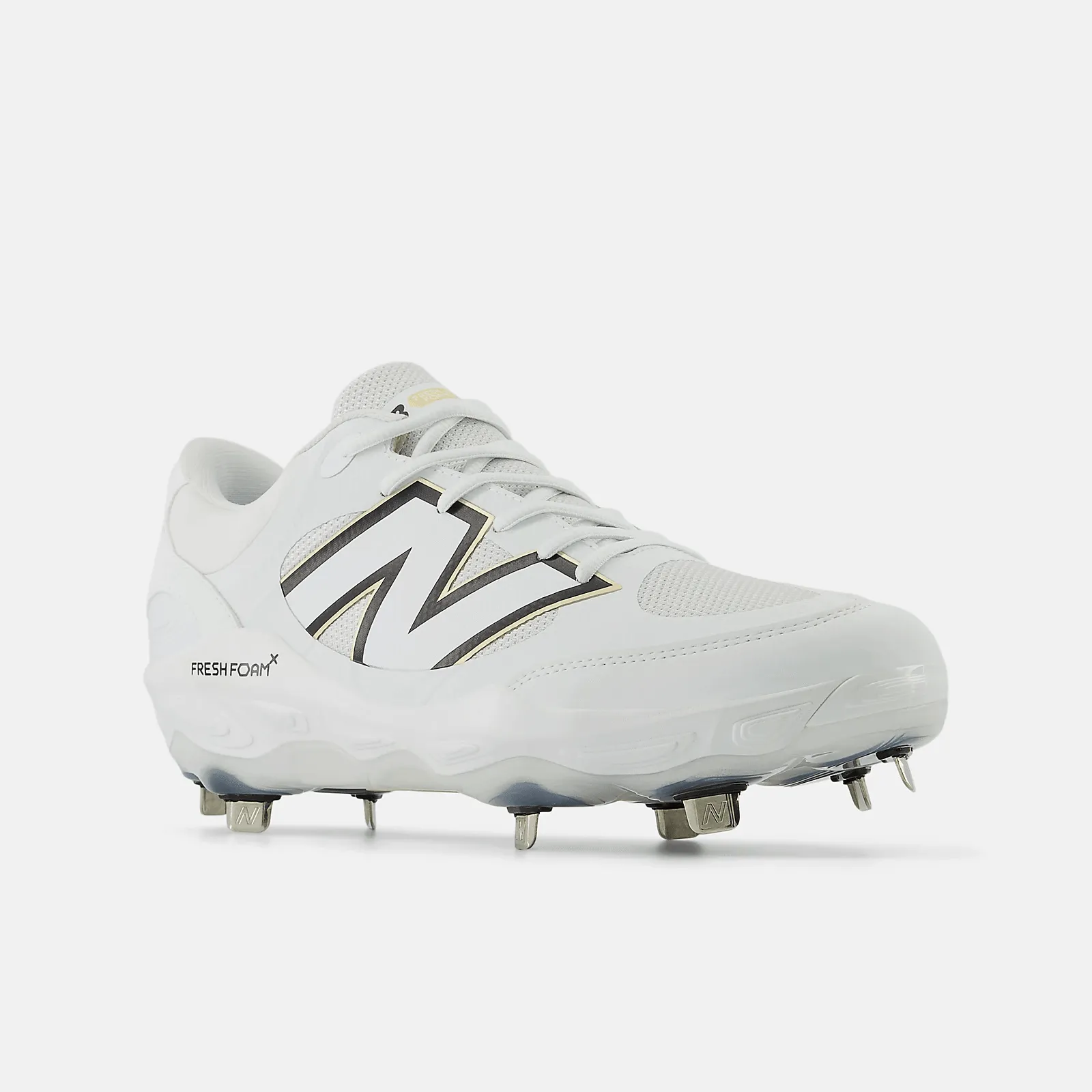 Anti Friction fashionable footwear New Balance Men's Fresh Foam X 3000 v7 Metal Baseball Cleats - White - L3000TW7
