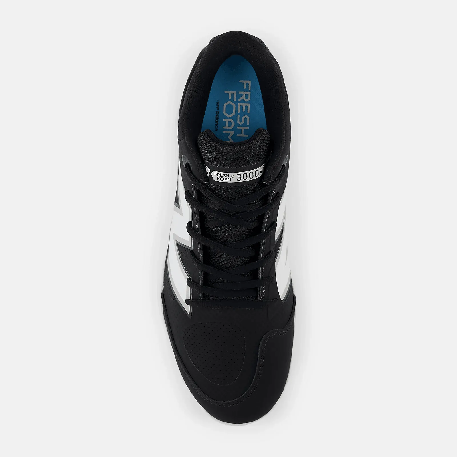 Mud Ground New Balance Men's Fresh Foam X 3000 v7 Synthetic Metal Baseball Cleats - Black - L3000SK7