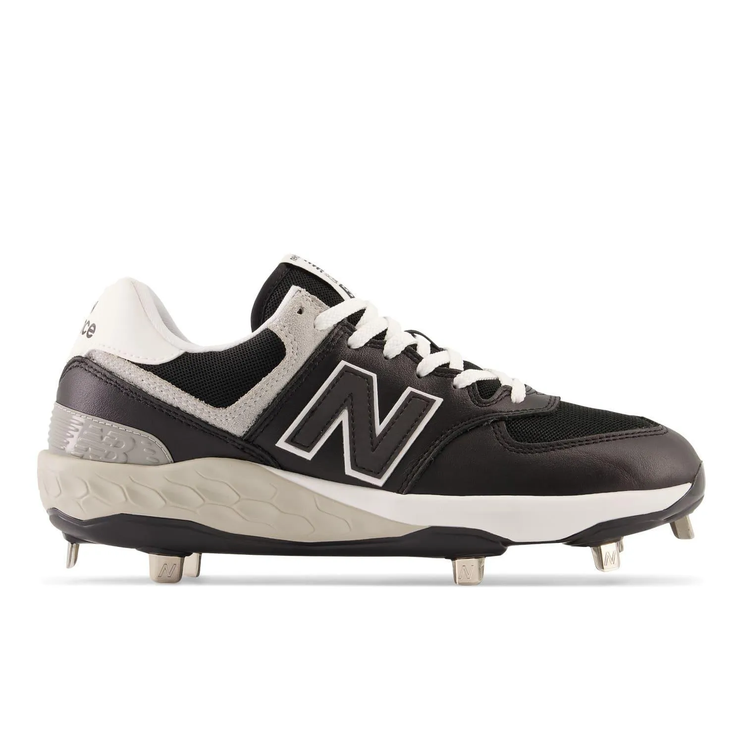 New Balance Men's Fresh Foam X 574 Lux Metal Baseball Cleats - L574BK1 Mountain Proof Warm Interior