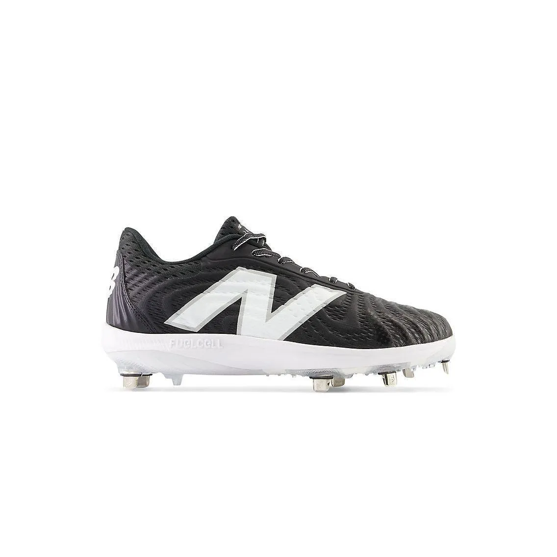 Practical Use New Balance Men's FuelCell 4040 V7 Metal Baseball Cleats - Black / Optic White - L4040BK7