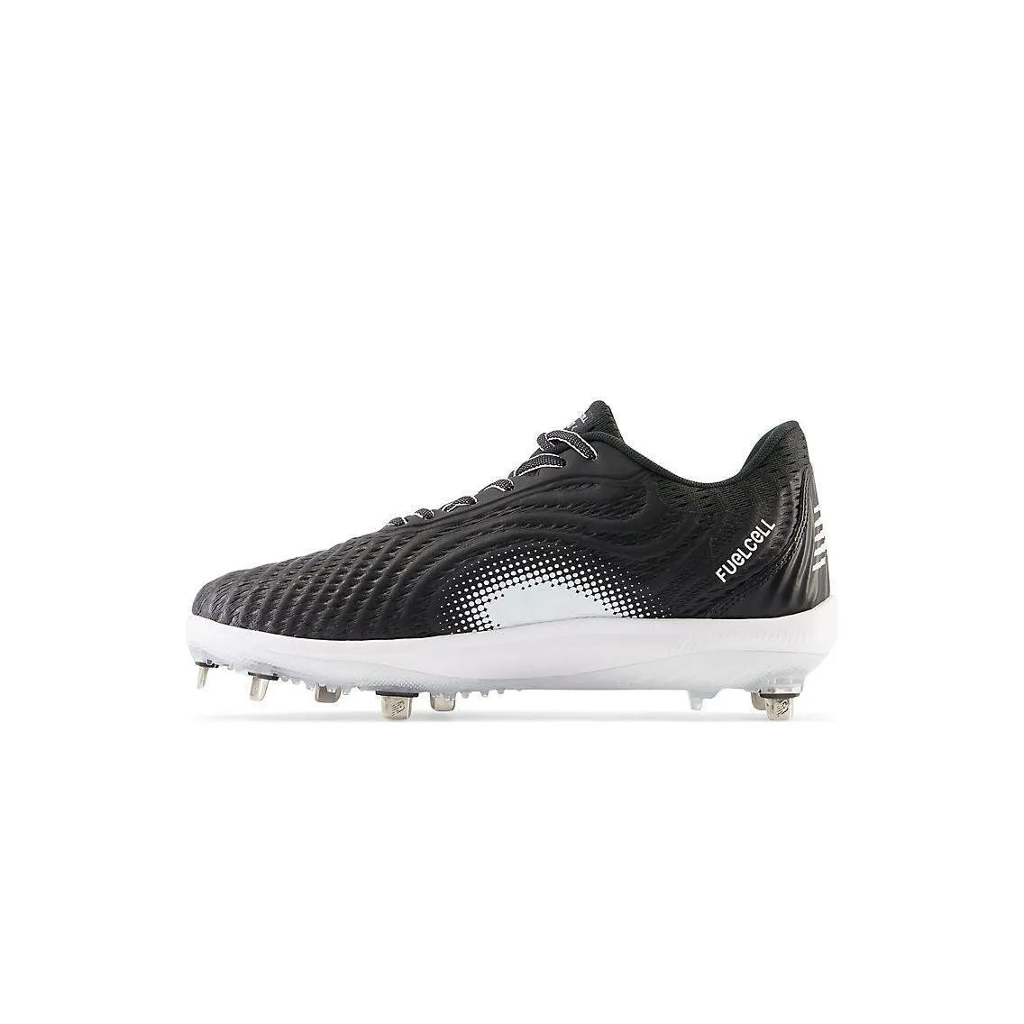 New Balance Men's FuelCell 4040 V7 Metal Baseball Cleats - Black / Optic White - L4040BK7 Outdoor Look Gold Shine