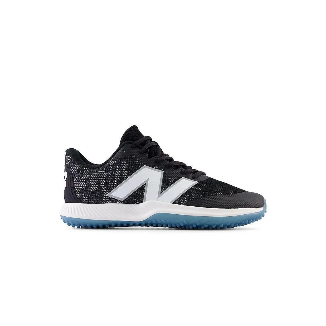 New Balance Men's FuelCell 4040 V7 Turf Baseball Shoes - Black / Optic White / Ice Blue - T4040BK7 Silver Glow Extreme Grip