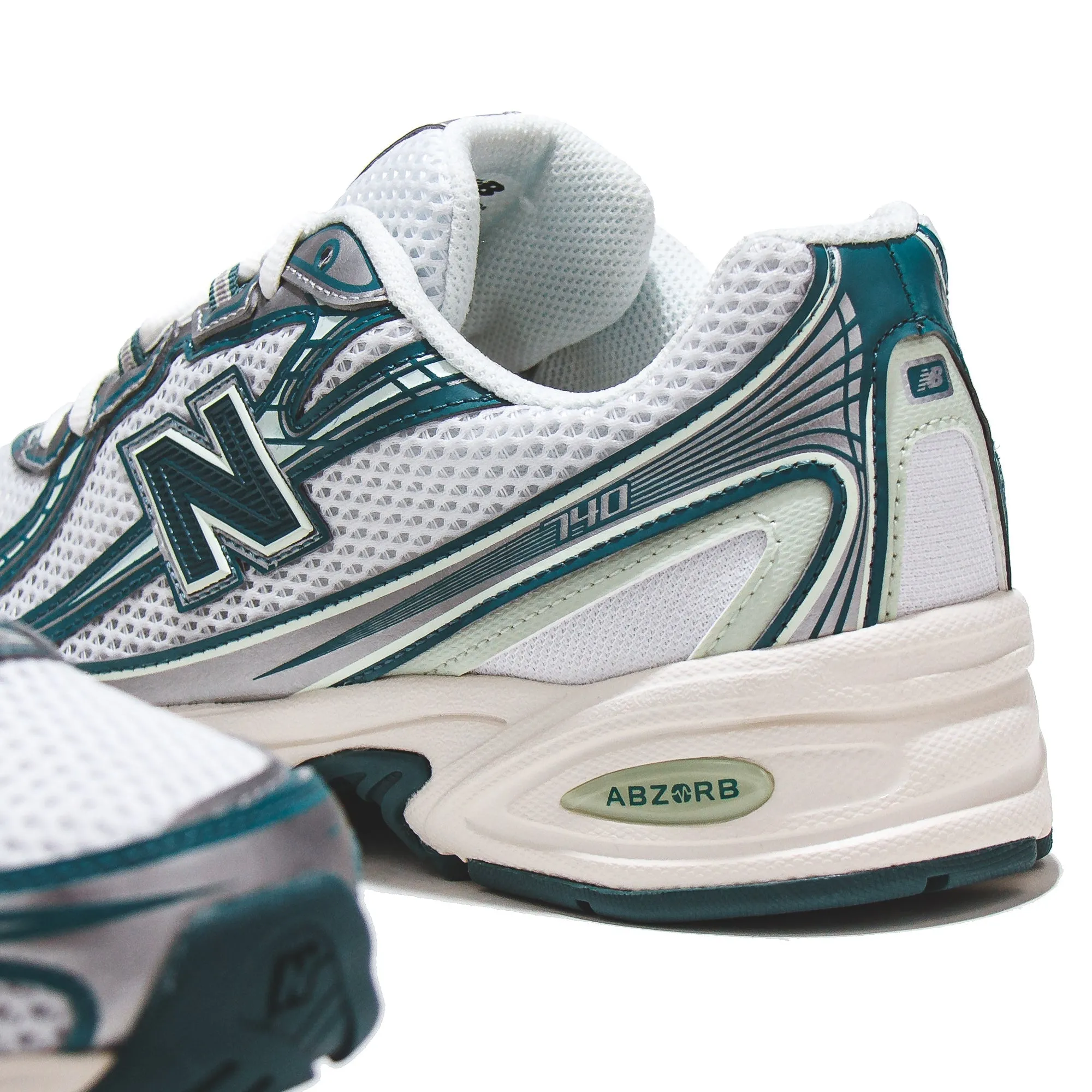 New Balance Unisex 740 White Green U740GR2 Fitness Enthusiast ombre - design shoes