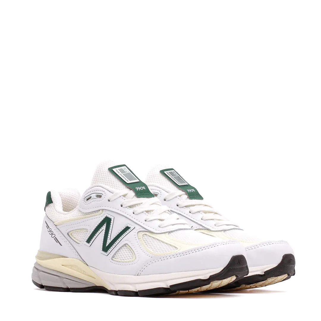 tongue running tradition New Balance Unisex 990v4 Calcium Made In USA U990TC4