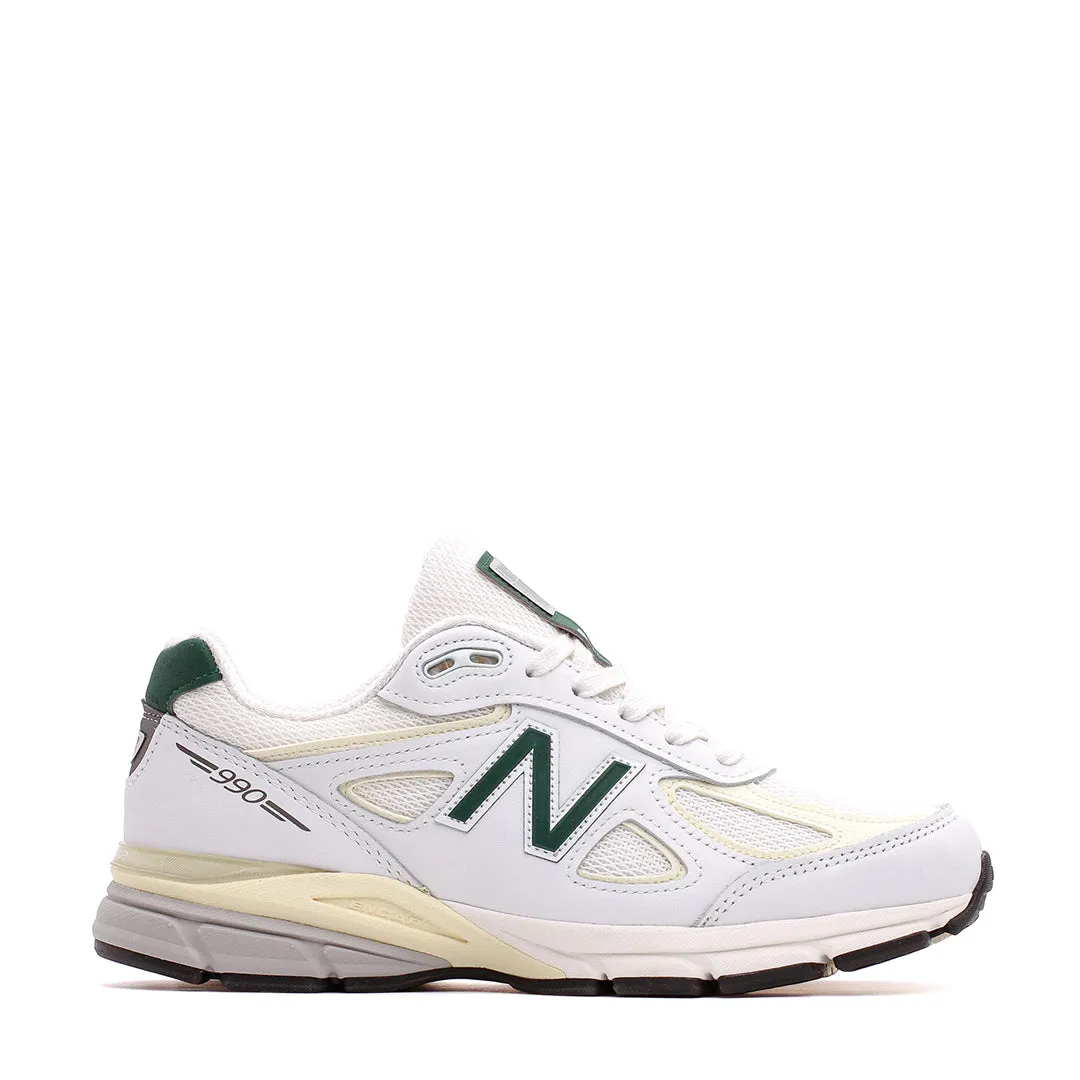 running shoes for advanced runners High Ankle Support New Balance Unisex 990v4 Calcium Made In USA U990TC4