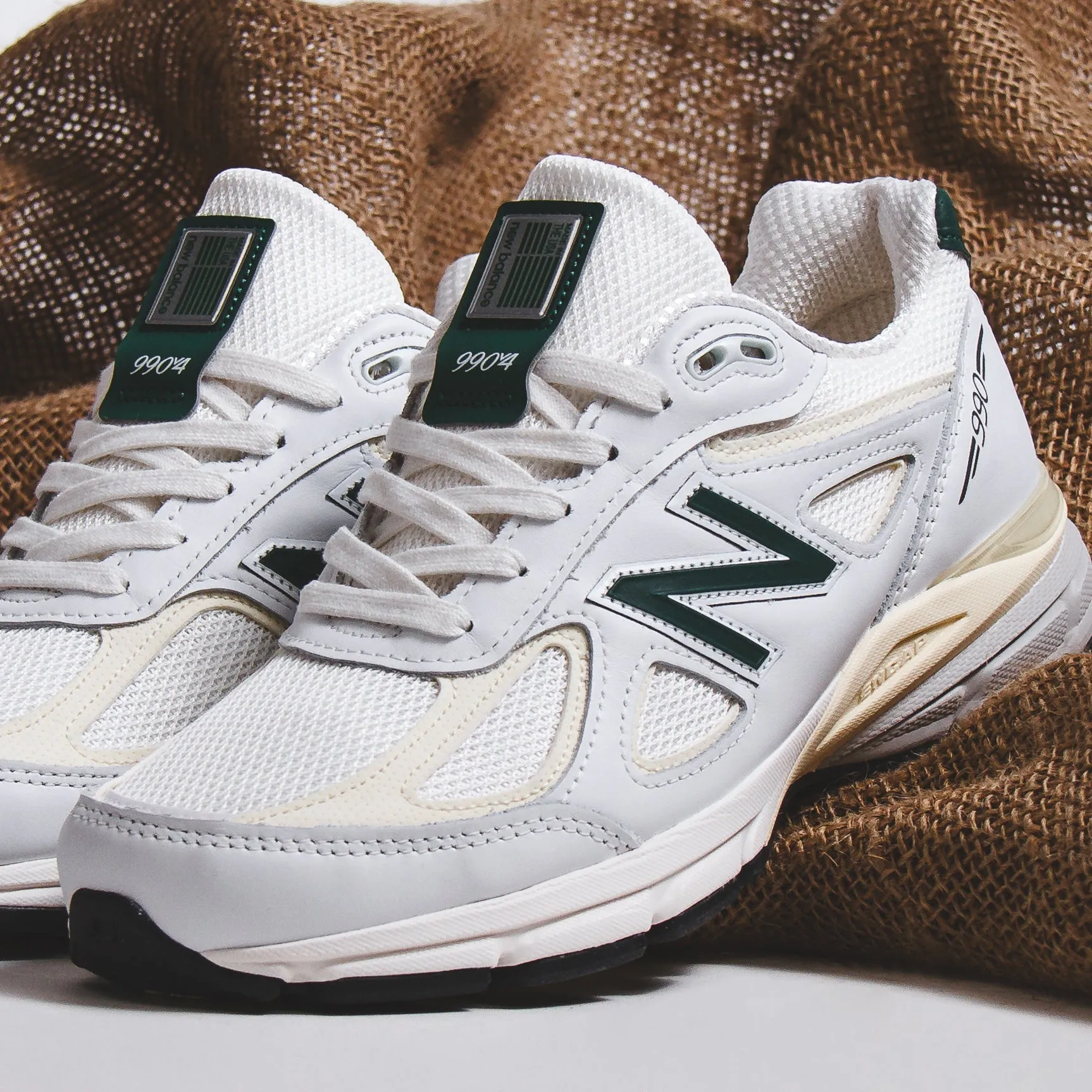 New Balance Unisex 990v4 Calcium Made In USA U990TC4 trendy shoe style