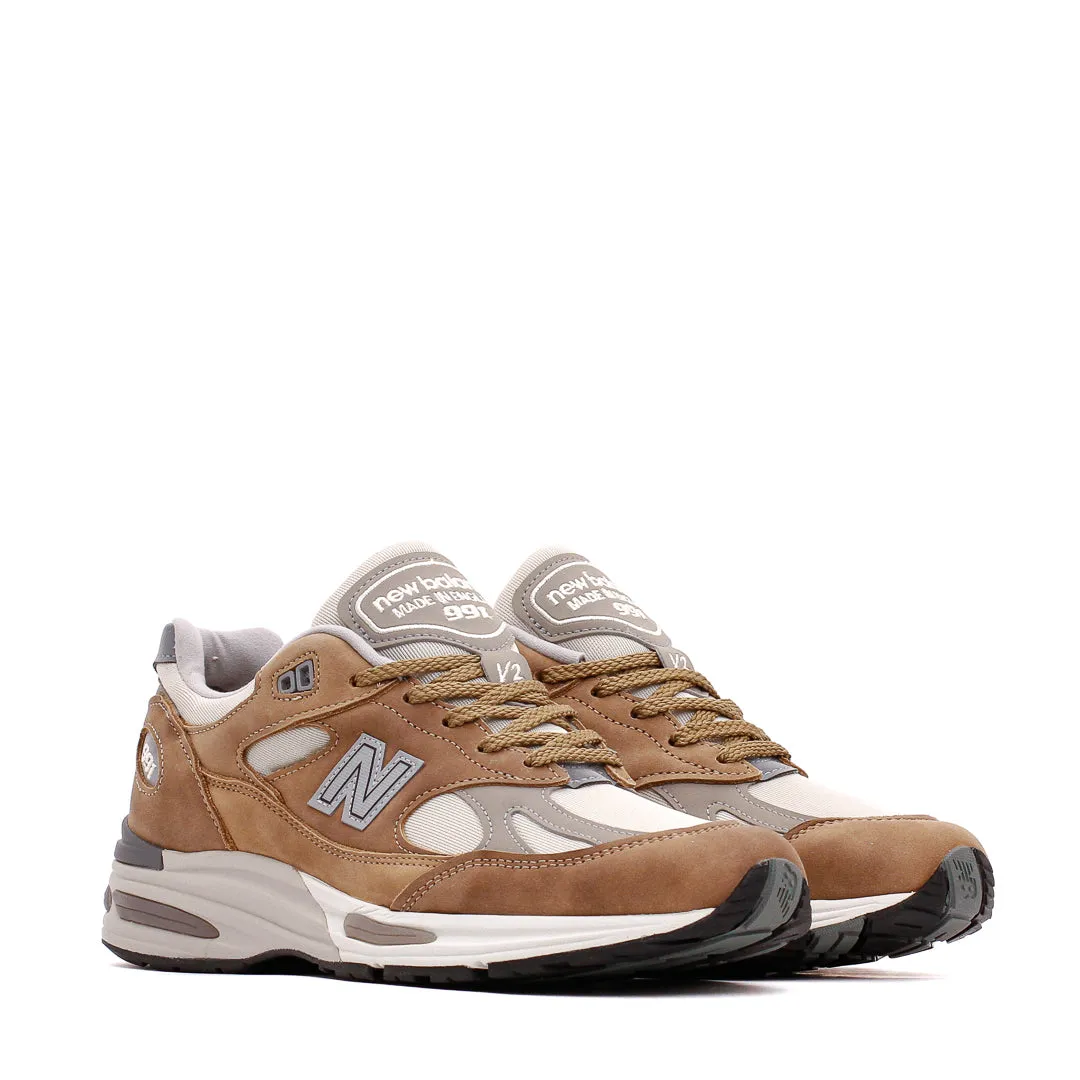 ocean - themed running shoes lightweight shoe traits New Balance Unisex 991v2 Coco Mocca Made In UK U991TB2