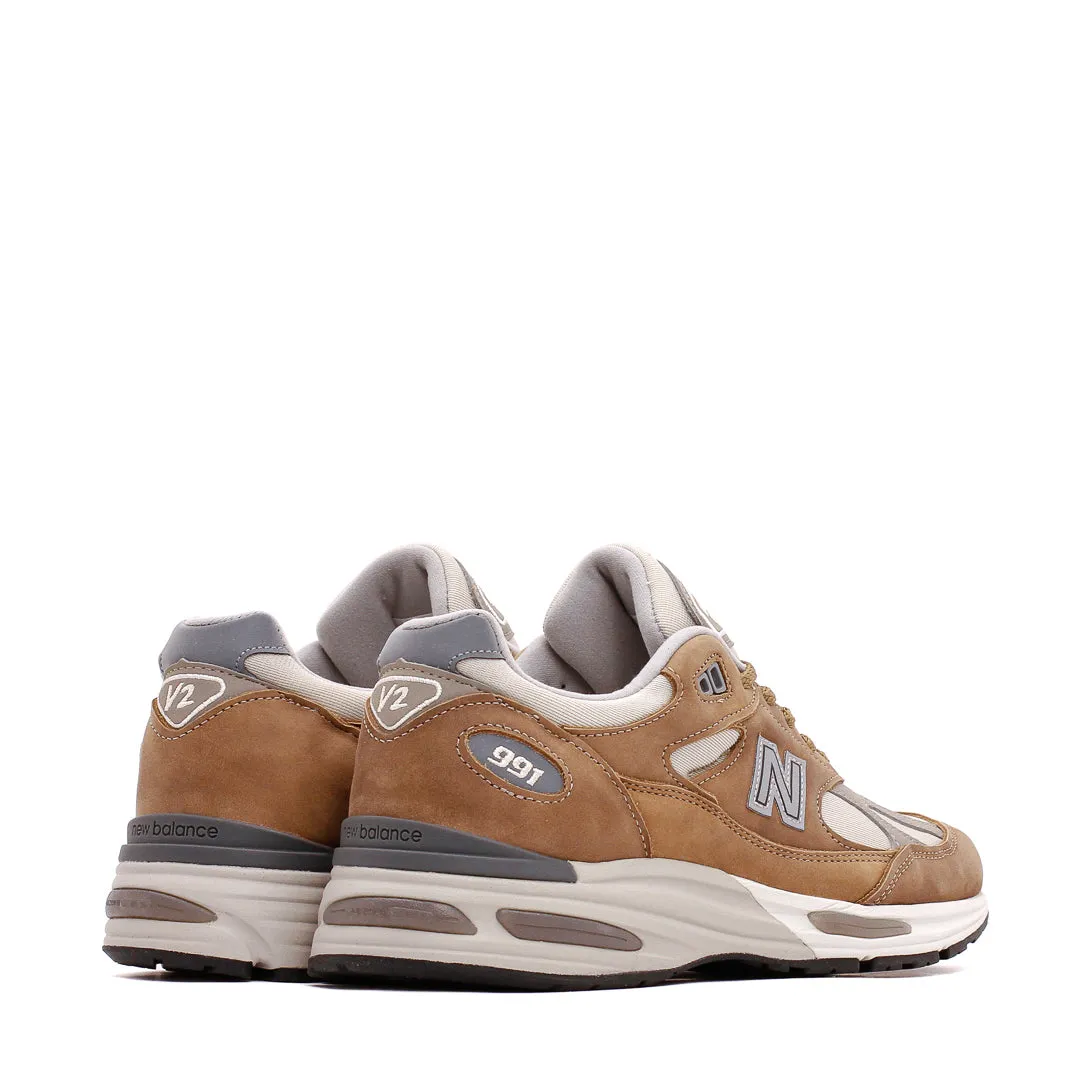 New Balance Unisex 991v2 Coco Mocca Made In UK U991TB2 Long-Lasting Comfort
