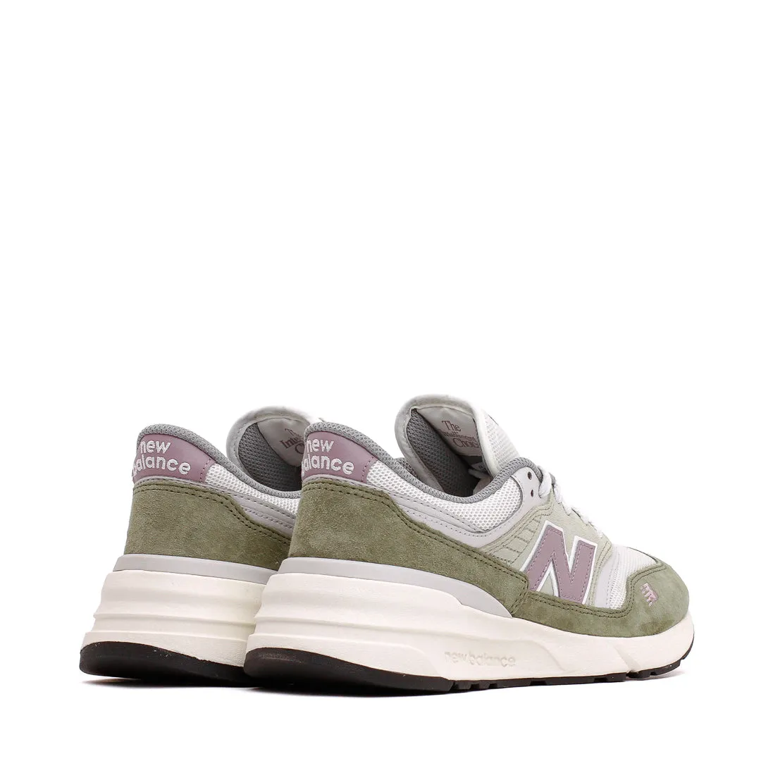 easy - to - clean - design shoes Agility Training New Balance Unisex 997R Dark Olivine Sea Salt U997RMGB
