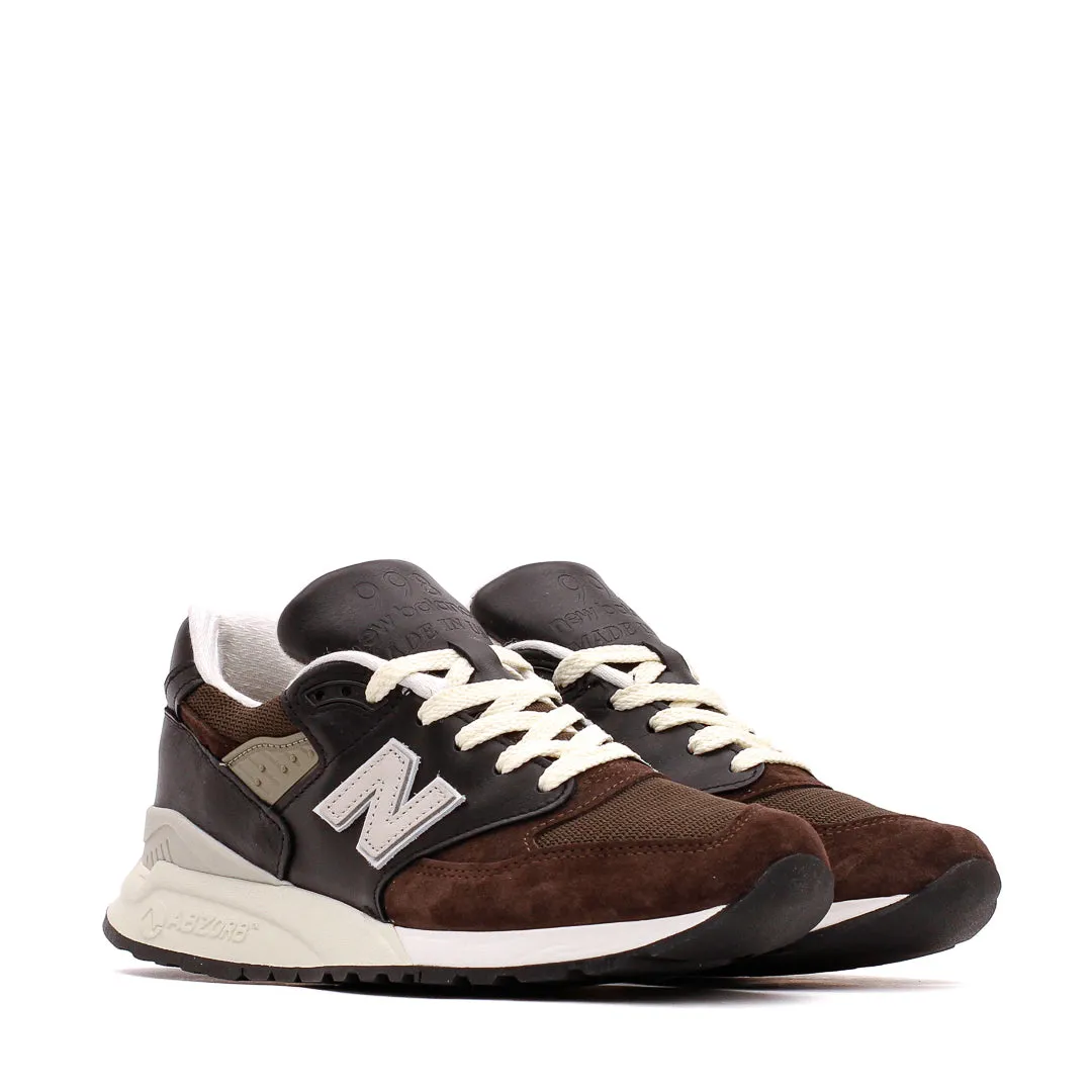 running in the morning shoes New Balance Unisex 998 Black Made In USA U998RE