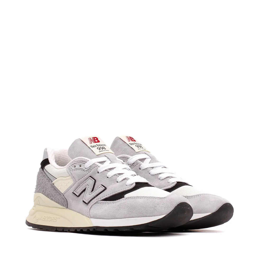 New Balance Unisex 998 Grey Made In USA U998GB Heel Support Fast - takeoff