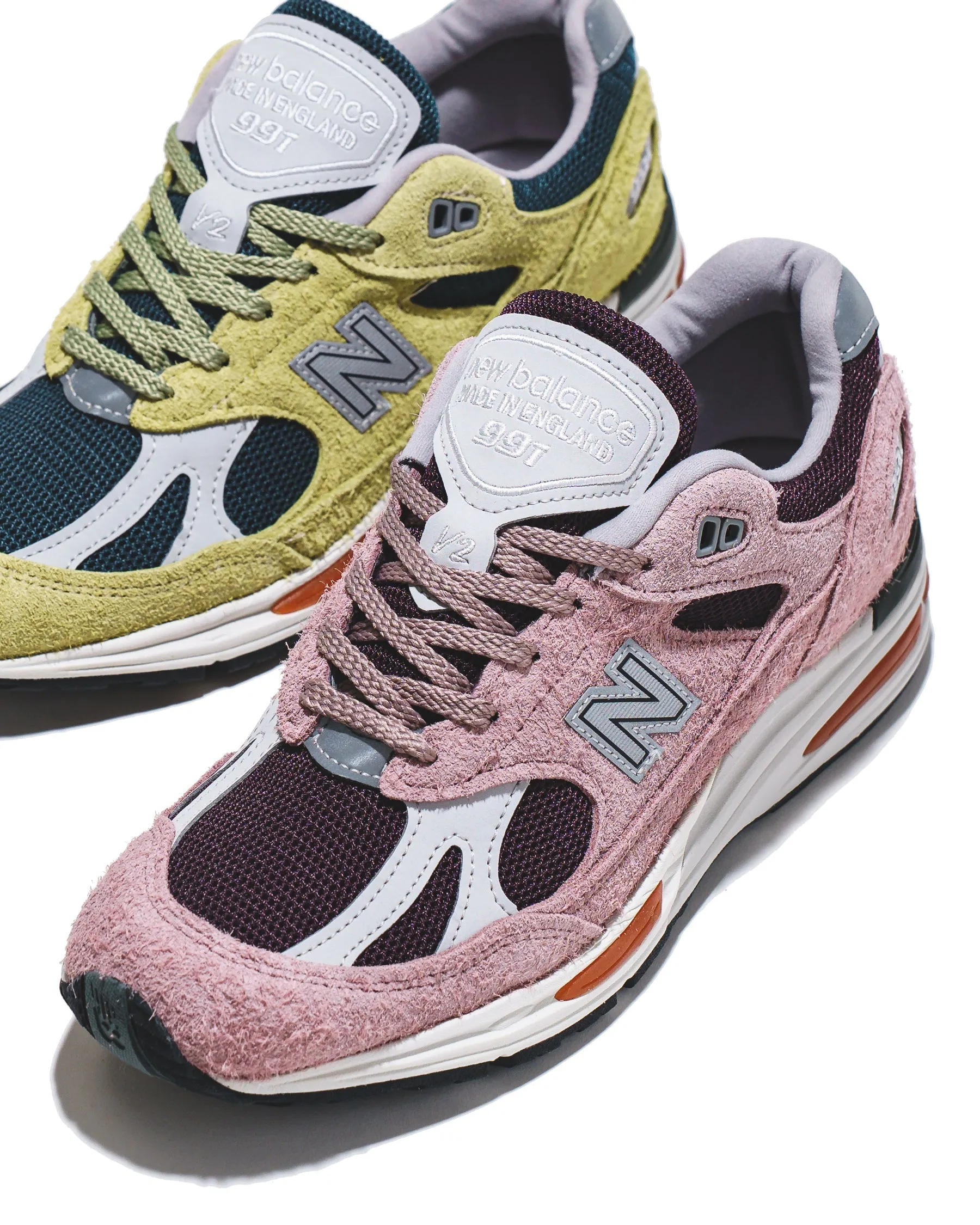 New Balance Unisex Made in UK 991v2 Beechnut Trekking Green U991GT2 budget - friendly running shoes