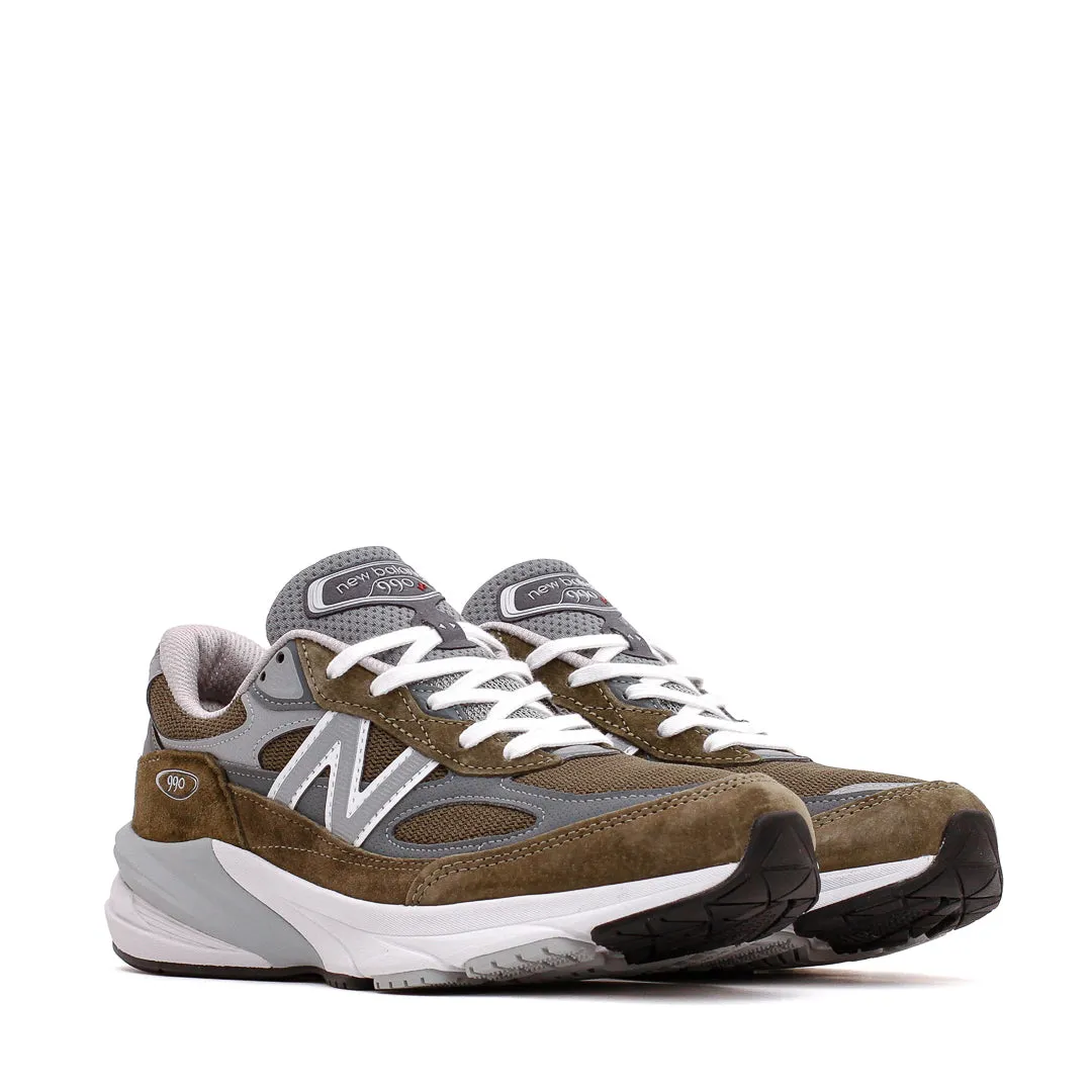 antimicrobial shoes New Balance Unisex Made in USA 990v6 Olive U990OG6