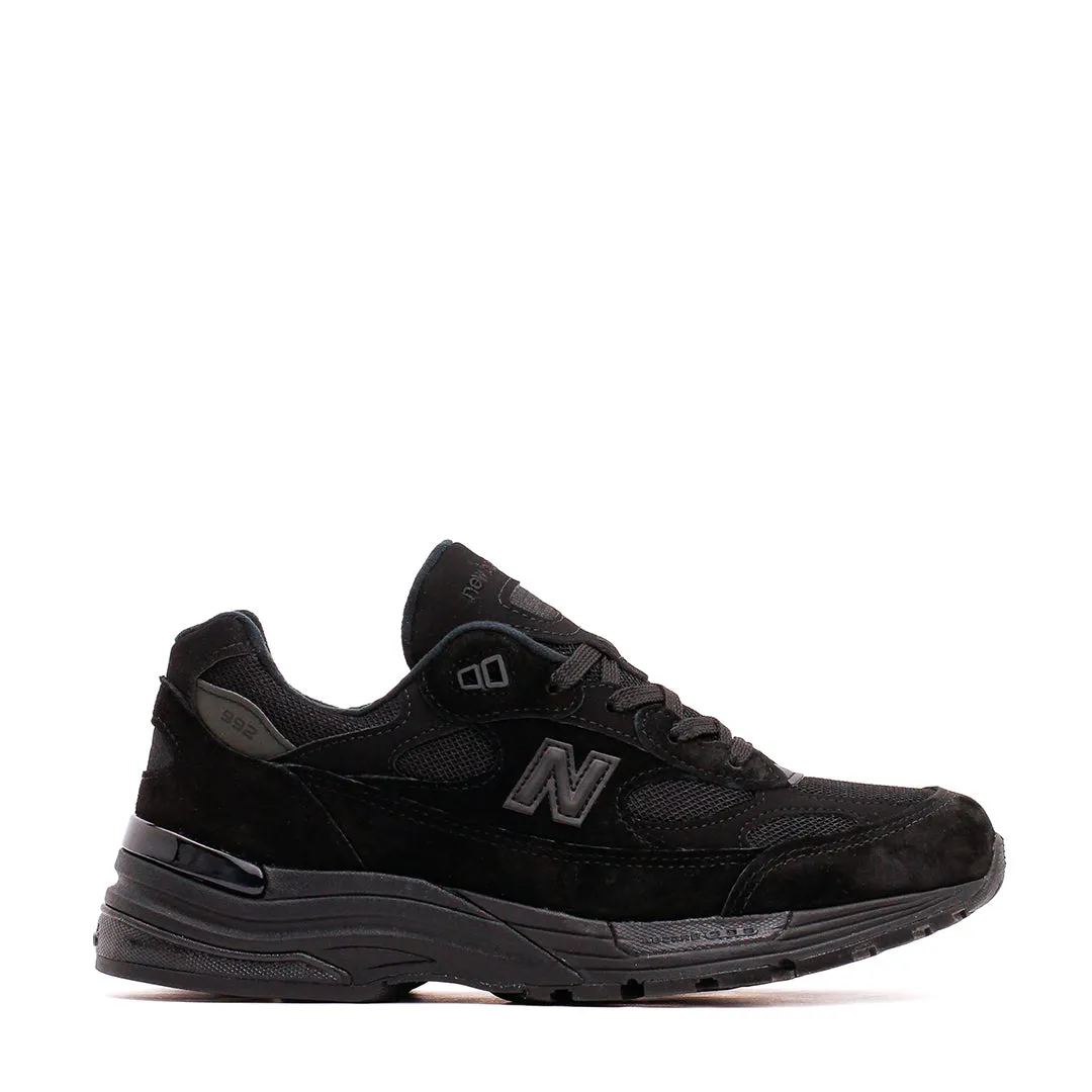 treadmill - friendly running shoes New Balance Unisex Made in USA 992 Triple Black U992TB