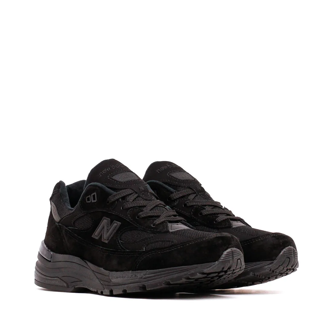 New Balance Unisex Made in USA 992 Triple Black U992TB endurance training footwear