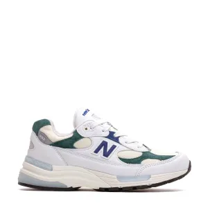 New Balance Unisex Made in USA 992 White Marsh Green U992GB square - design shoes