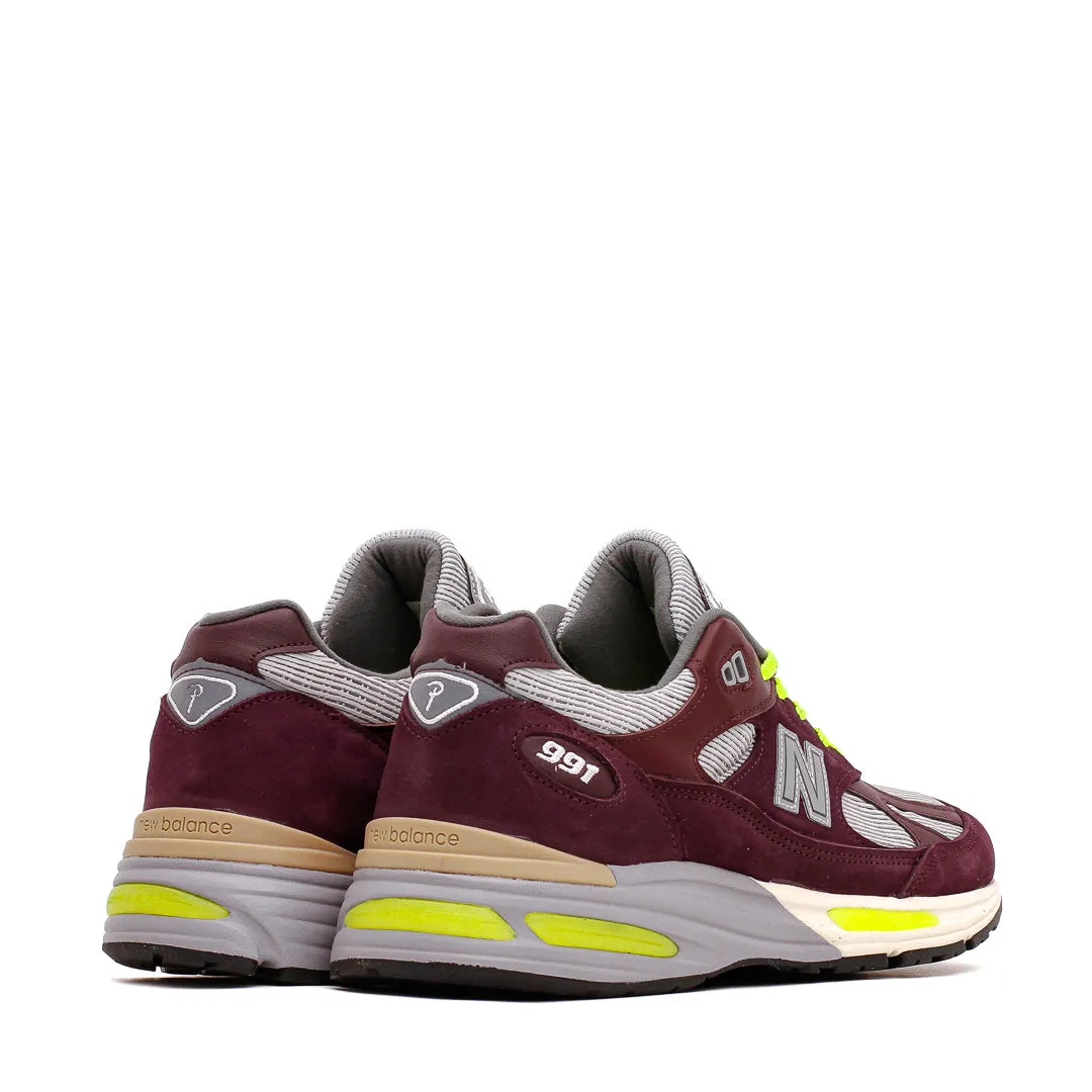 New Balance Unisex x Patta 991v2 Pickled Beet Made In UK U991PD2 sports shoes youth athletic shoes