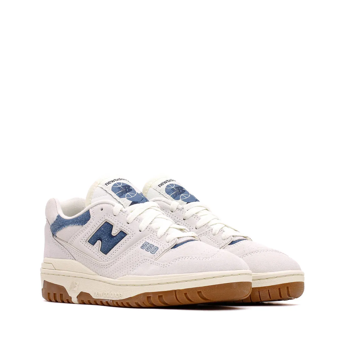 New Balance Women 550 Reflection Blue BBW550GG running in a strait area shoes performance - technology