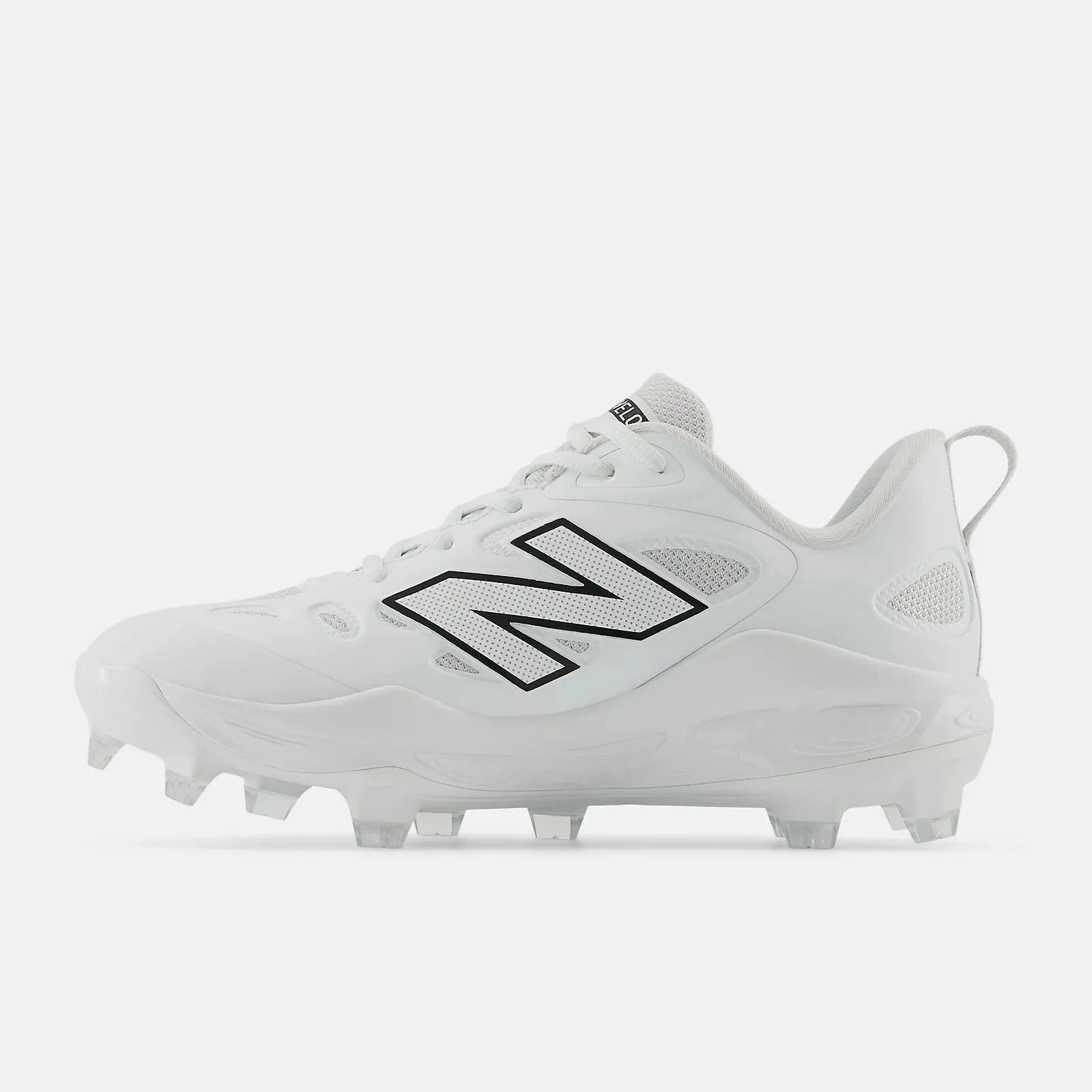 New Balance Women's Fresh Foam X Velo v4 Molded Softball Cleats - White SPVELOW4 Rugged Build Minimal Look