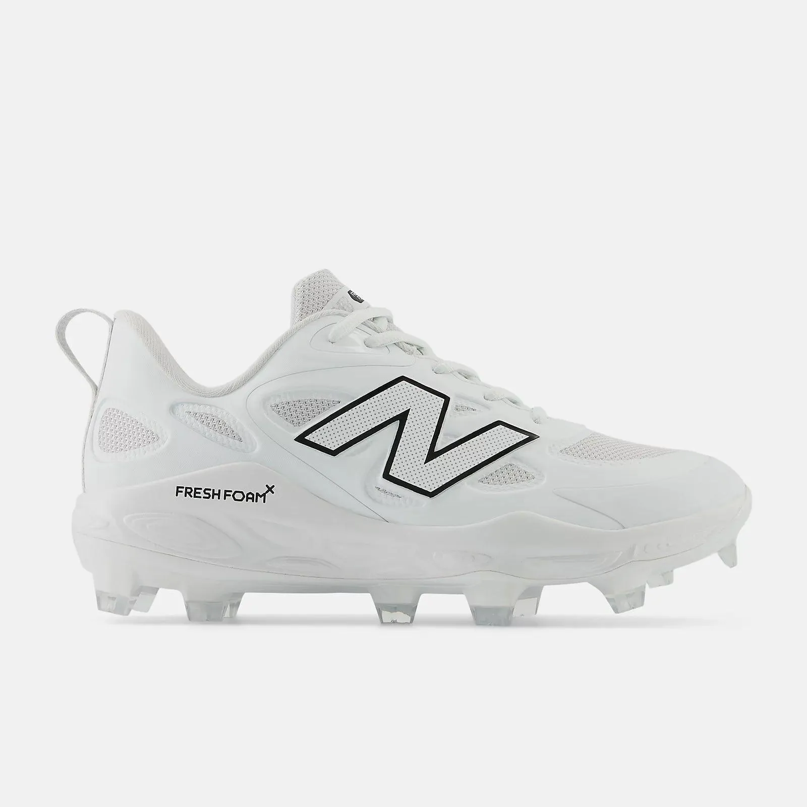 Deep Grooves New Balance Women's Fresh Foam X Velo v4 Molded Softball Cleats - White SPVELOW4