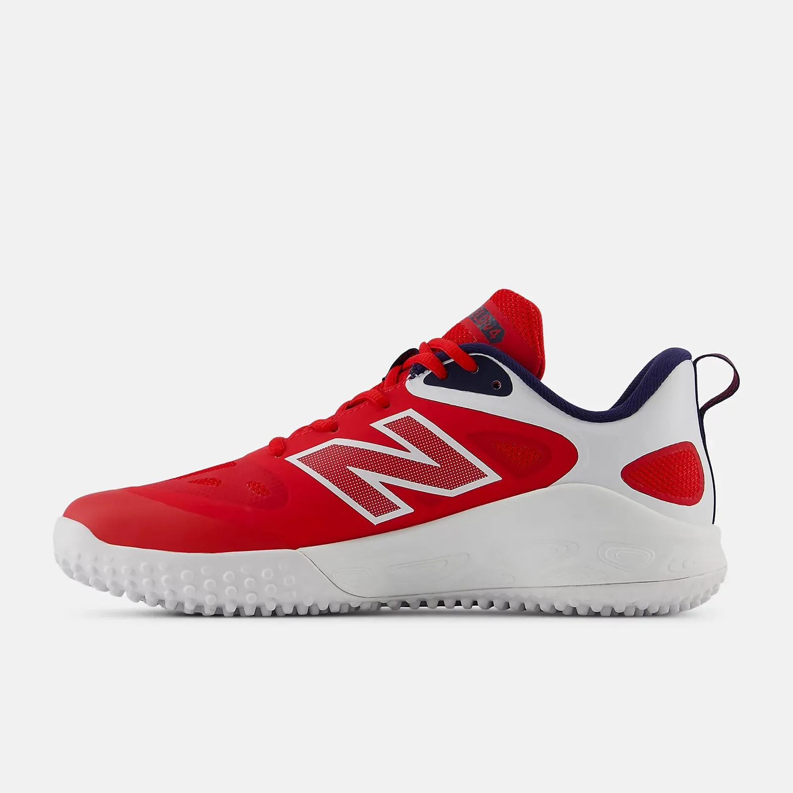 New Balance Women's Fresh Foam x Velo v4 Turf-Trainer Softball Shoes - Red/White/Navy STVELOU4 Cushioned Support