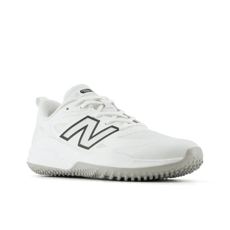 New Balance Women's Fresh Foam x Velo v4 Turf-Trainer Softball Shoes - White STVELOW4 Suede Surface Good Traction