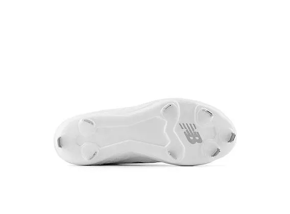New Balance Women's VELO v3 Metal Fastpitch Softball Cleats - White with Rain Cloud - SMVELOW3 Dust proof Air Flow