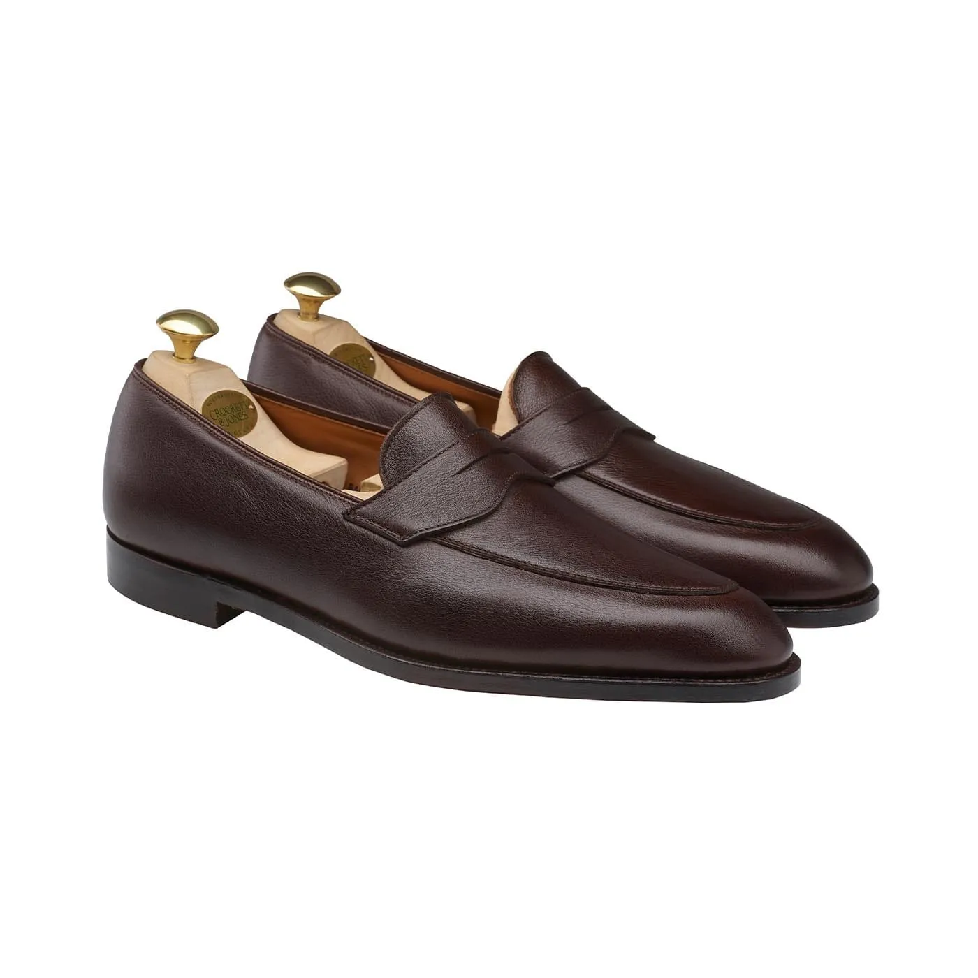 Nice Dark Brown Milled Calf Comfort Fit