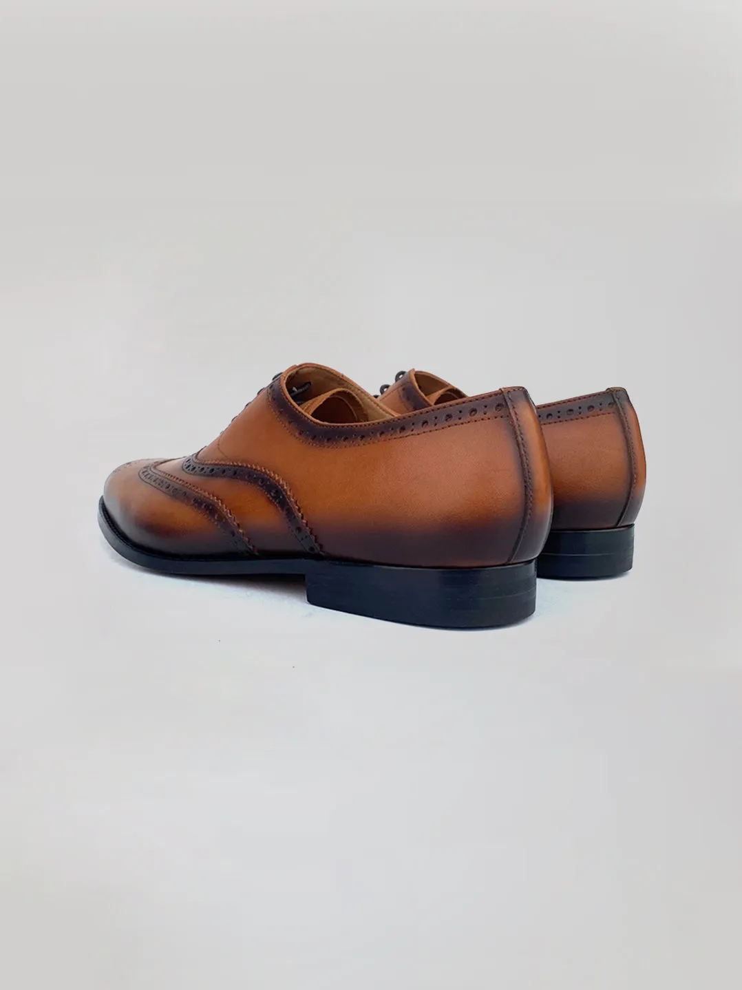 Nicholas Wingtip Oxford - Cognac Daily Oxfords
