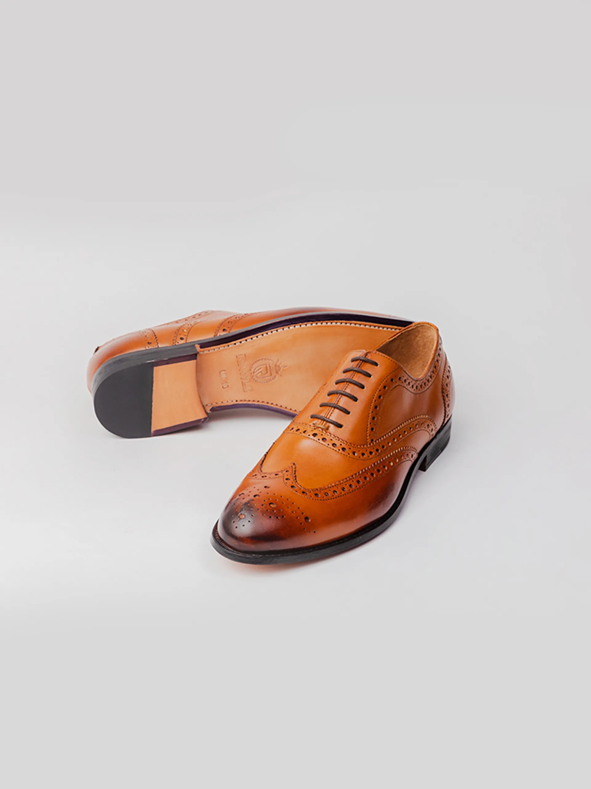 Father Son Oxfords Nicholas Wingtip Oxford - Tan