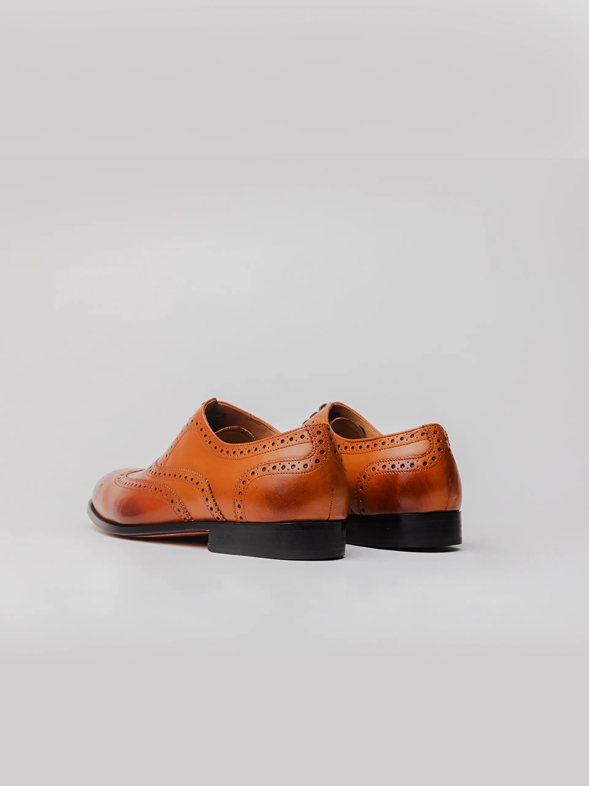 Timeless Walk Professional Walk Nicholas Wingtip Oxford - Tan
