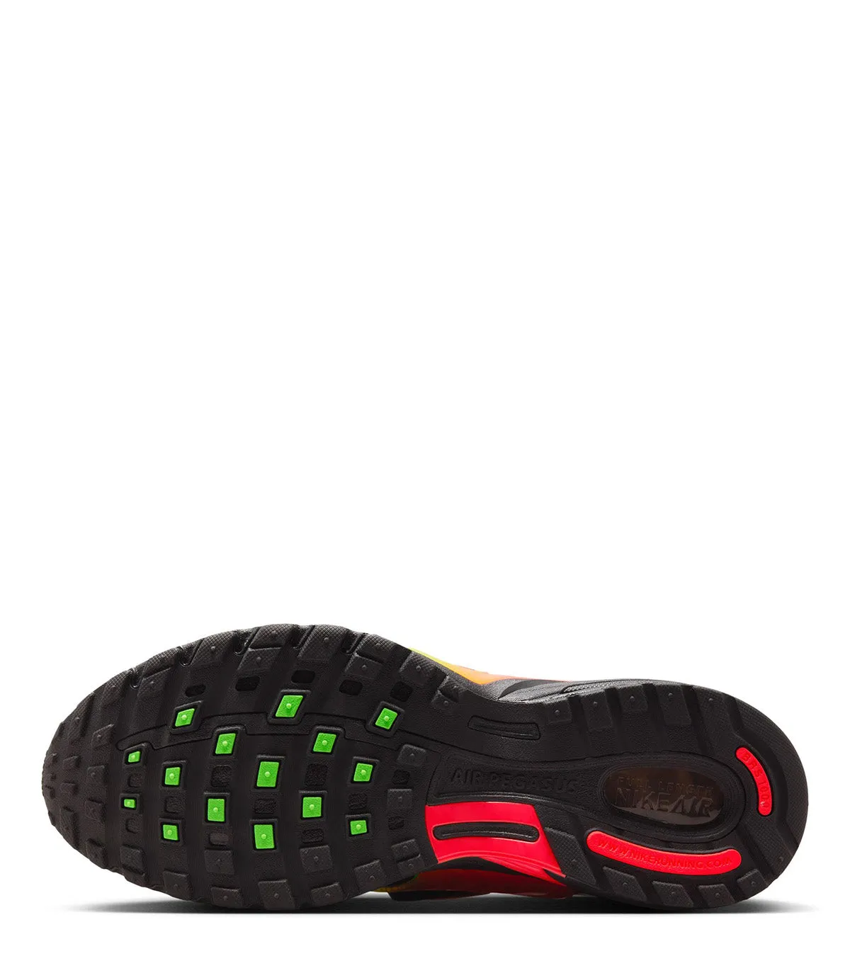 Stylish grip Iconic silhouette Nike Air Pegasus Wave SE Black Crimson Green