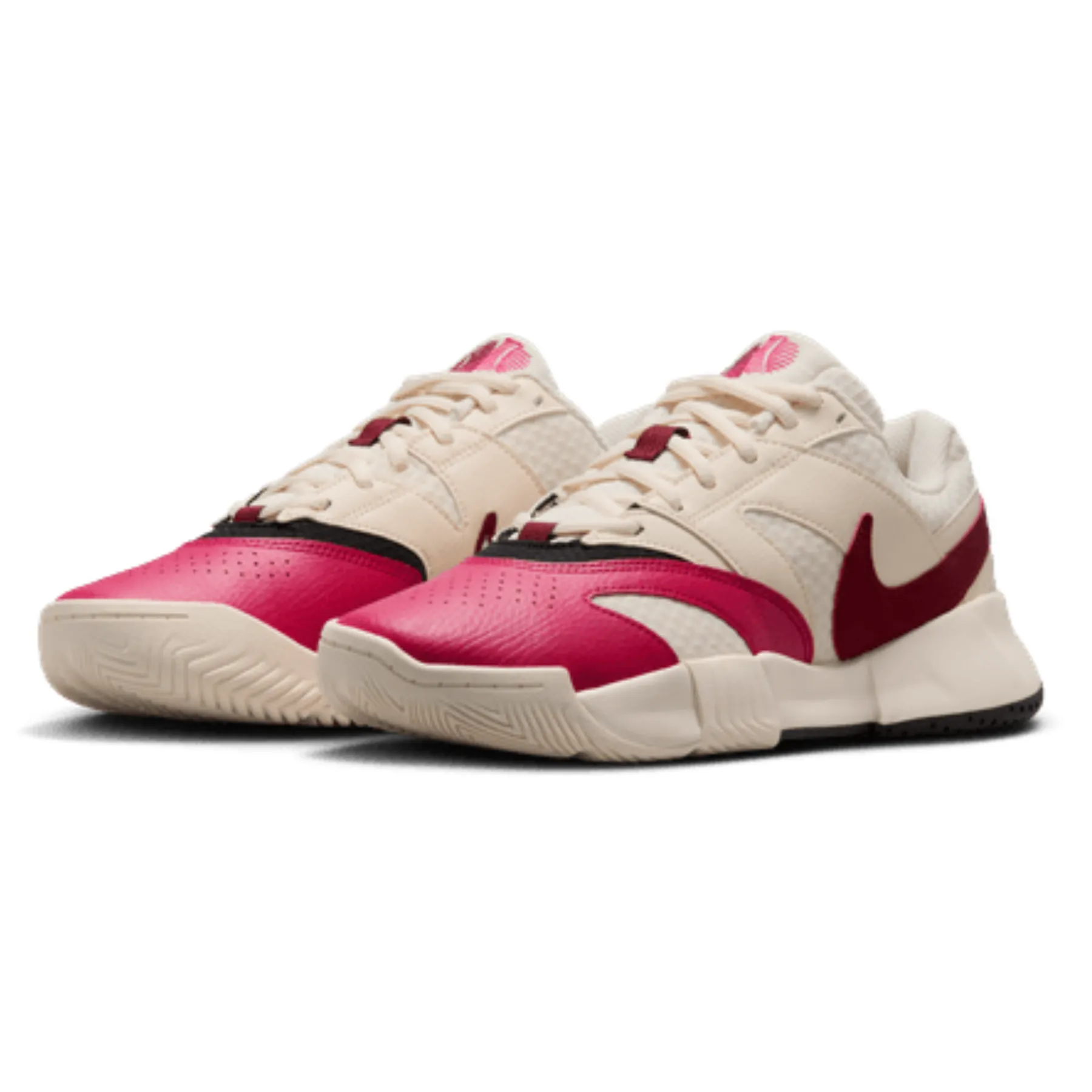 Nike Court Lite 4 Women's Tennis Shoes - Pale Ivory/Team Red-Sail-Black Wellness focused Warm Fit