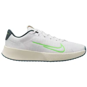 Ergonomic Design Nike Court Vapor Lite 2 White Green Strike - Deep Jungle Men's Hard Court Tennis Shoes