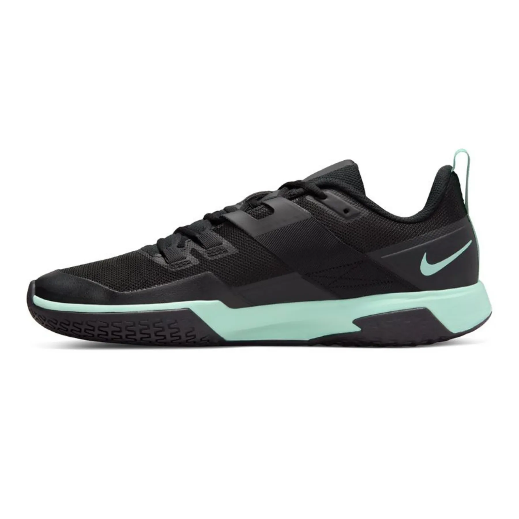 Nike Court Vapor Lite Black/Mint Men's Hard Court Tennis Shoes Form Fit