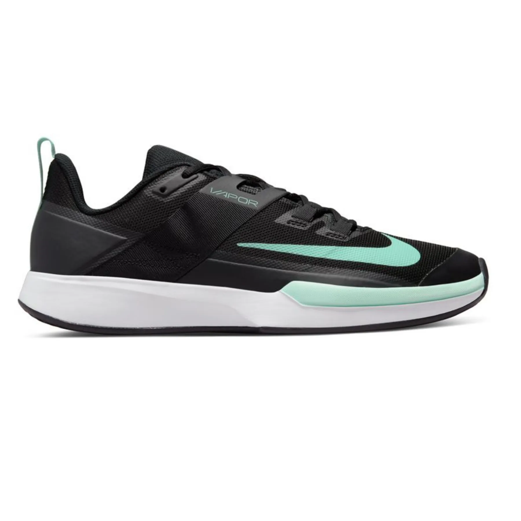 Nike Court Vapor Lite Black/Mint Men's Hard Court Tennis Shoes Agility Drill fitness enthusiasts