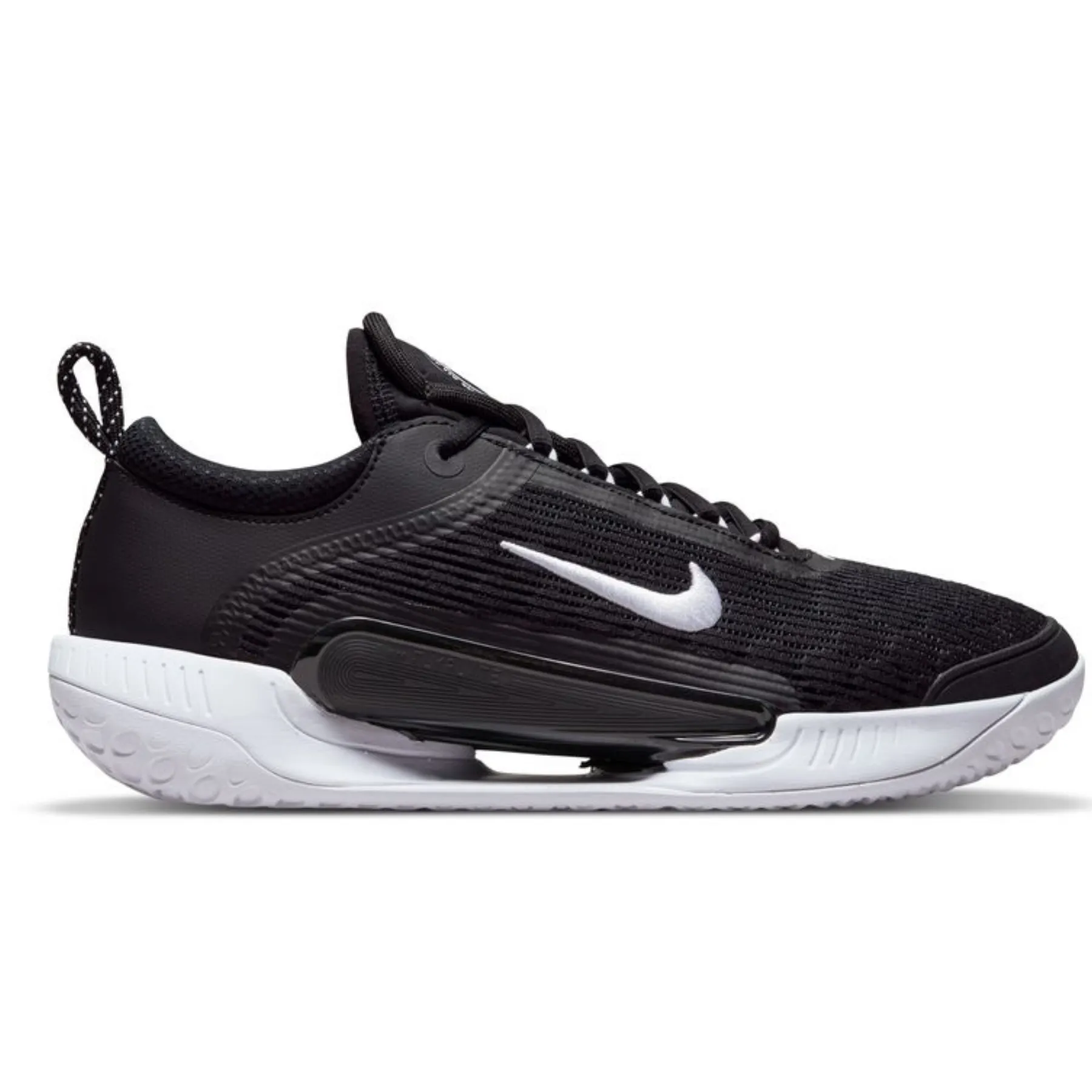 synthetic leather Nike Court Zoom NXT Men Hard Court Tennis Shoes - Black/White