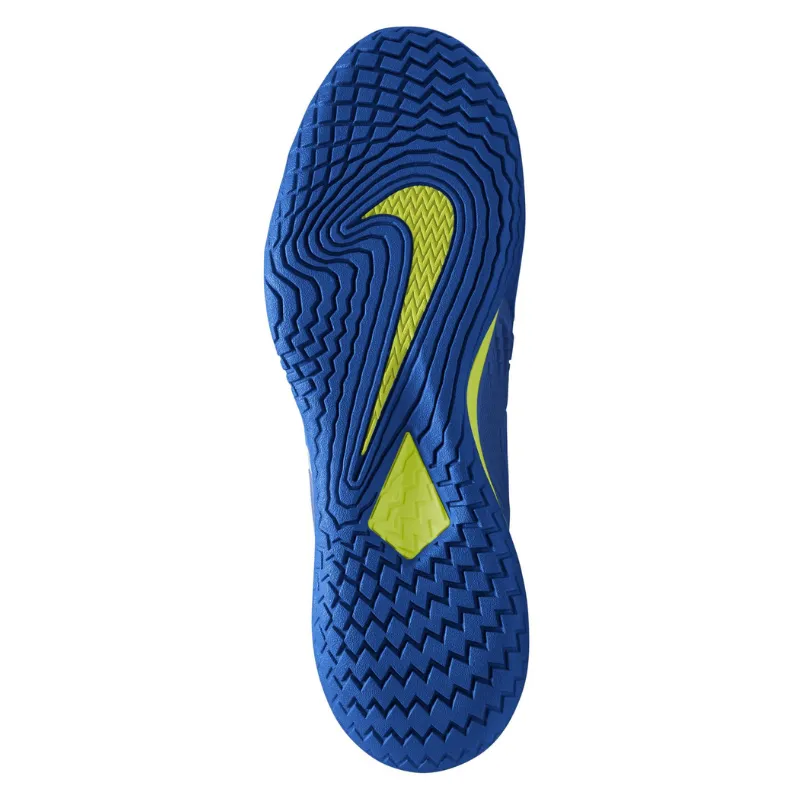 Unisex Fit Comfortable Run Nike Court Zoom Vapor Cage 4 Rafa Lt Lemon Twist/Game Royal-Lt Photo Blue Men Hard Court Tennis Shoes -