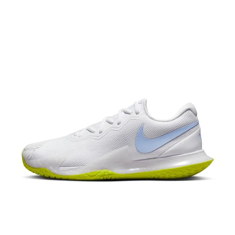 Comfortable Comfortable Heel Nike Court Zoom Vapor Cage 4 Rafa Men Hard Court Tennis Shoes -  White/Cobalt Bliss-Bright Cactus