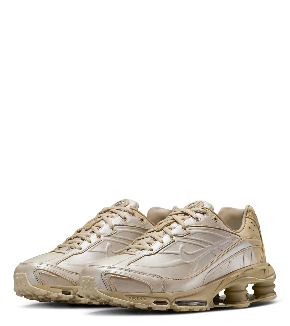 Nike Shox Ride 2 Premium Metallic Khaki traction - level