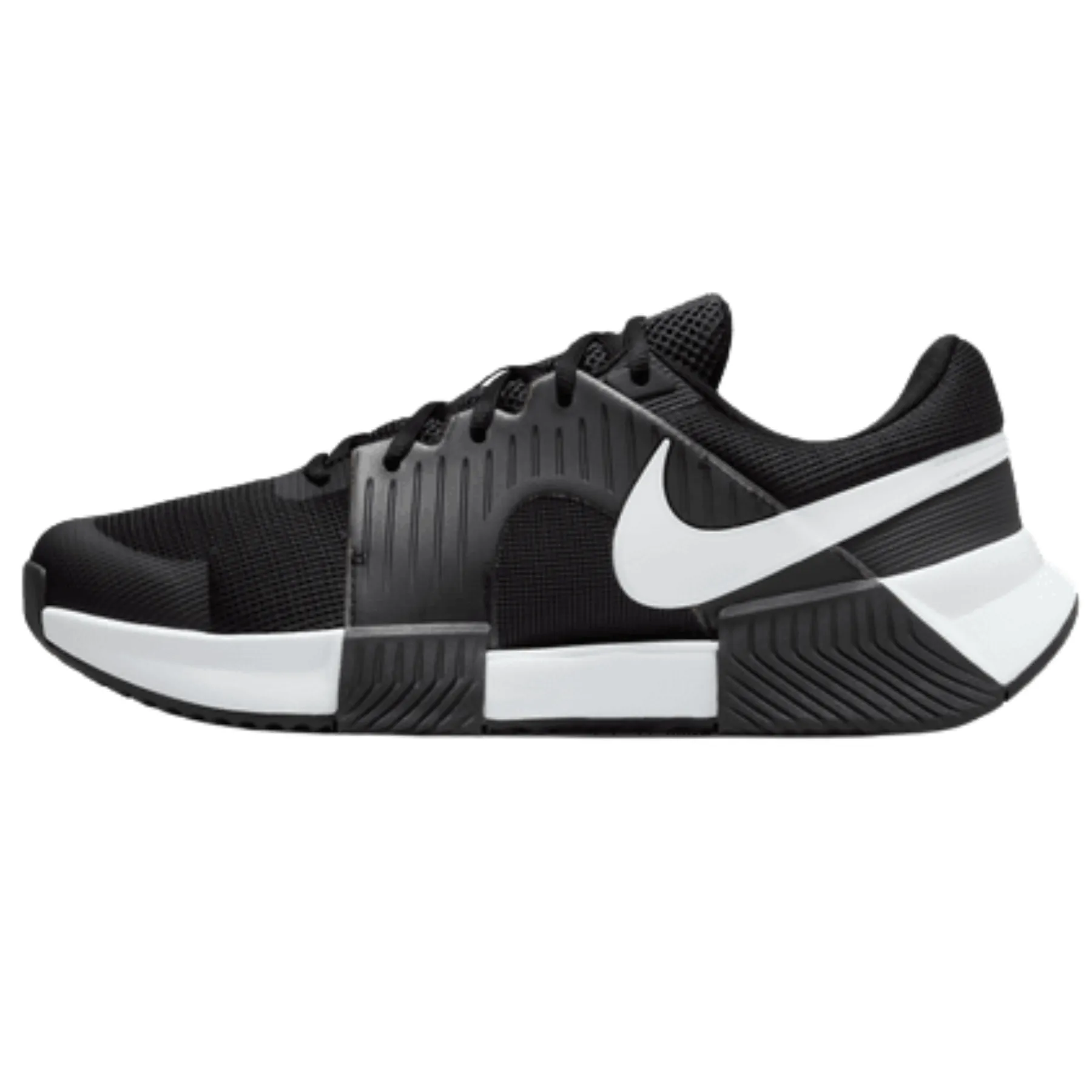 Lightweight Design Nike Zoom GP Challenge 1 Mens Clay Court Tennis Shoes - Black/White