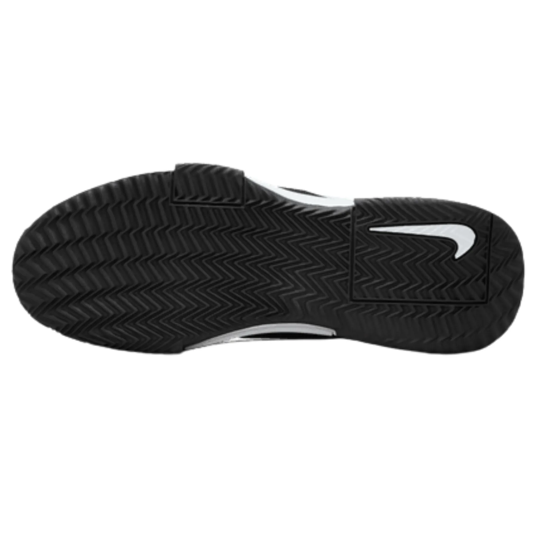 Compact Fit Nike Zoom GP Challenge 1 Mens Clay Court Tennis Shoes - Black/White