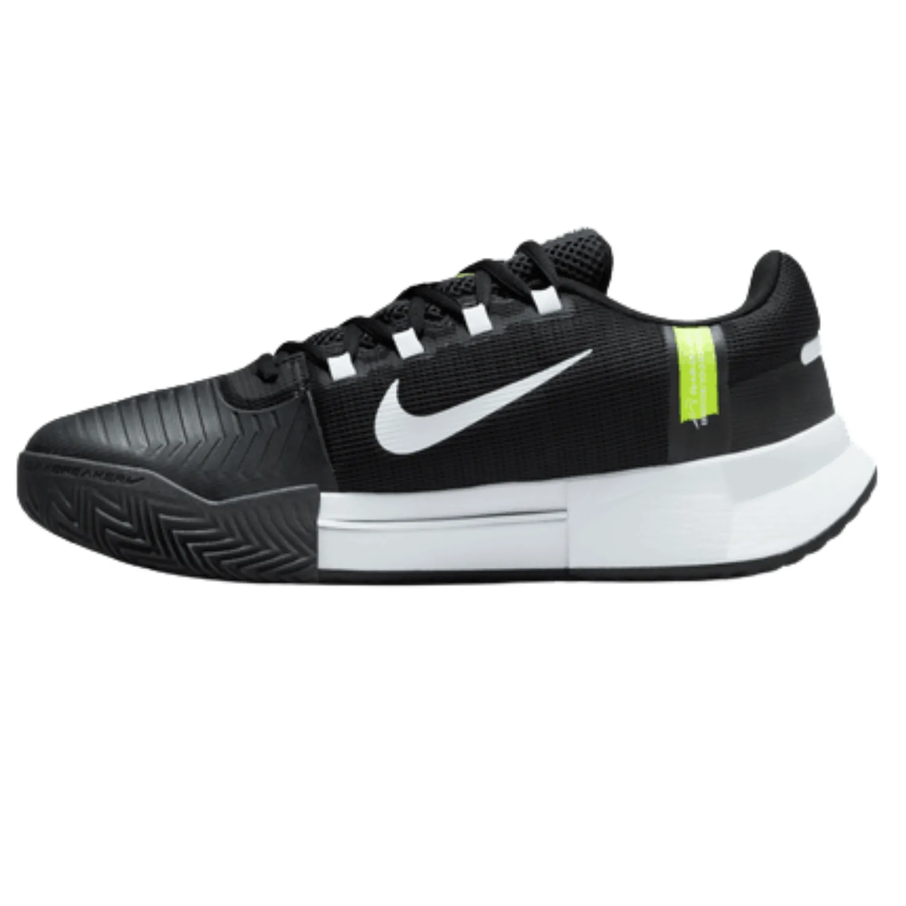 Nike Zoom GP Challenge 1 Mens Clay Court Tennis Shoes - Black/White Smooth Motion