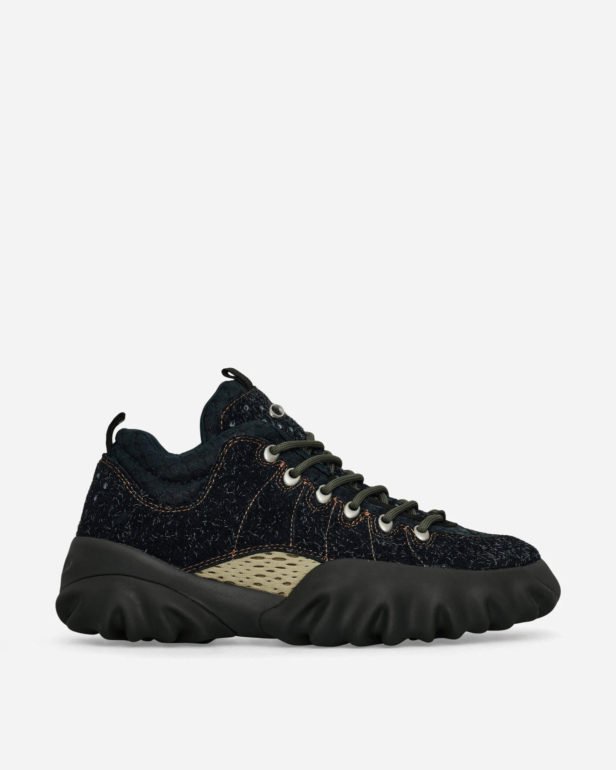 Suede Edge Boots Hairy Blue Graphite City Look