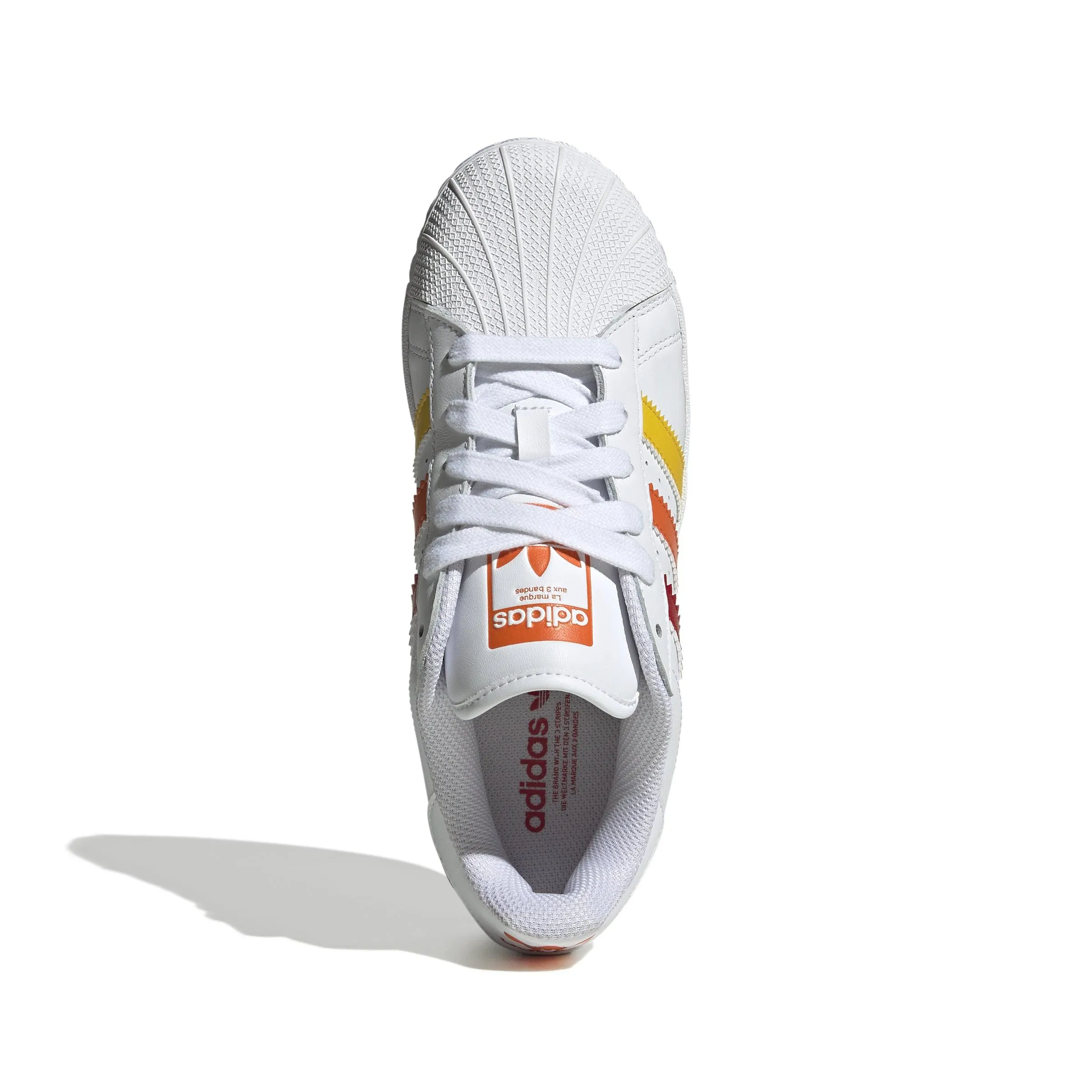 Wmns Superstar XLG 'White Multi-Color' Motion Friendly Dusk Run