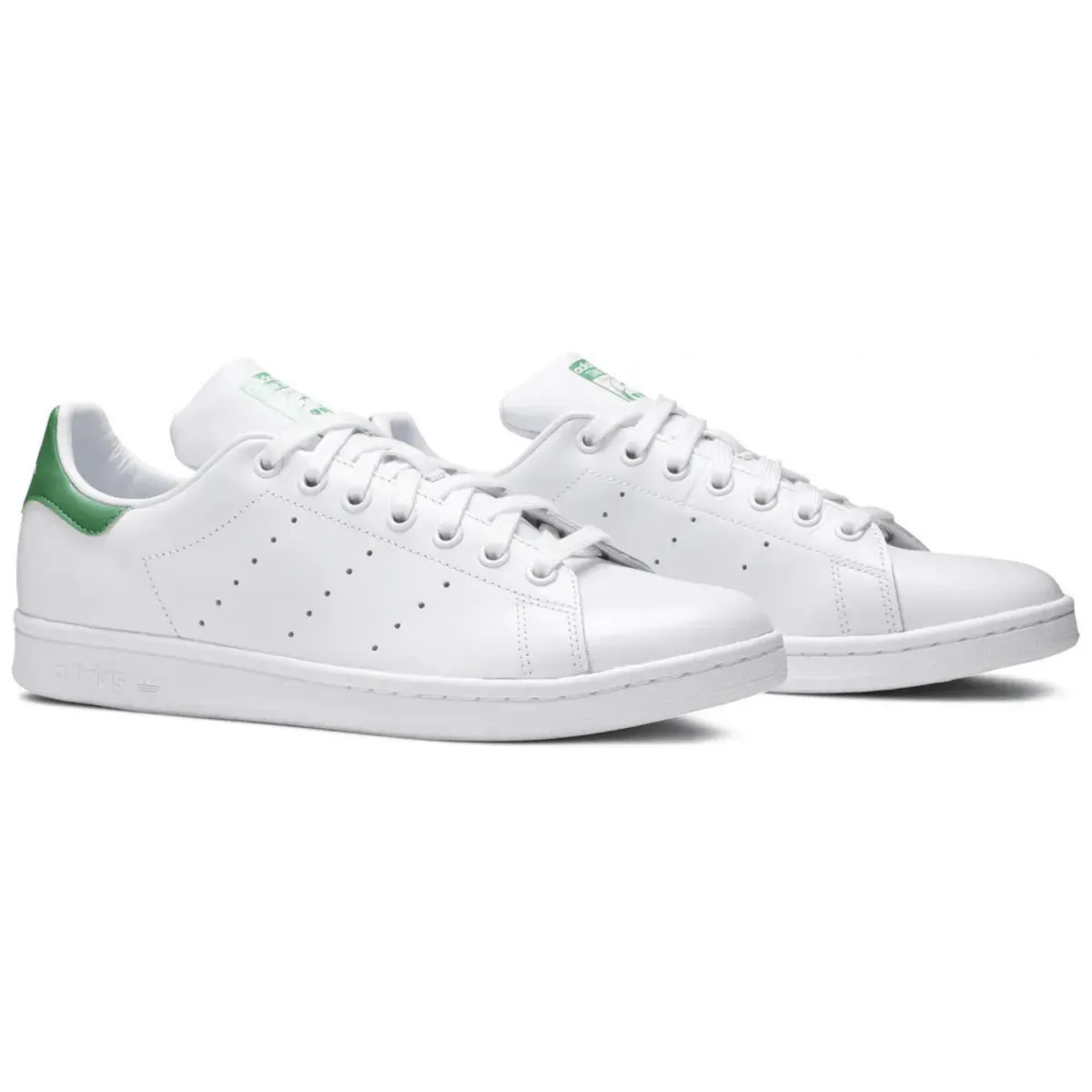 Market Stroll Adidas Men's Stan Smith Cloud White/Core White/Green