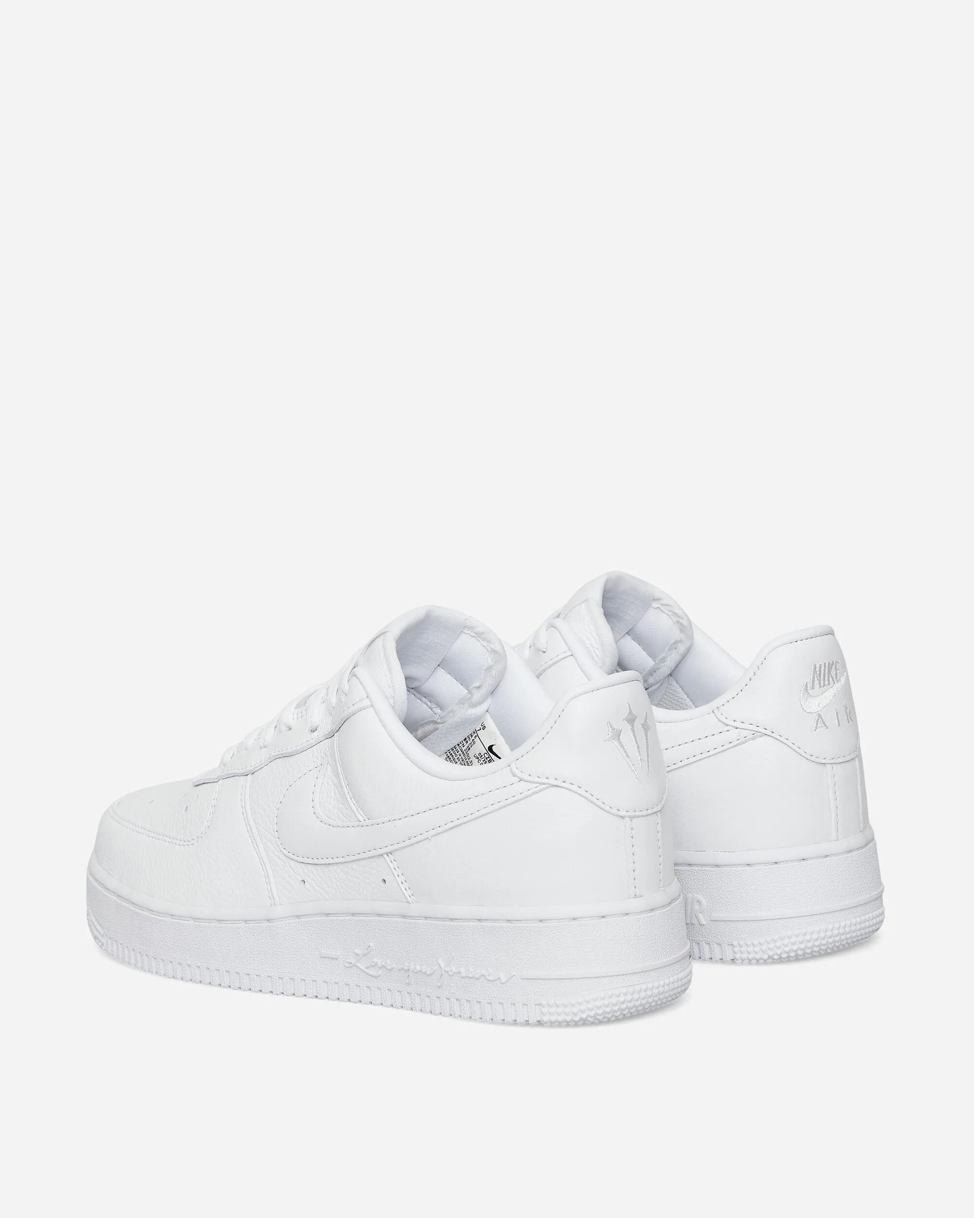 NOCTA Air Force 1 Sneakers White Office Look Rain Step
