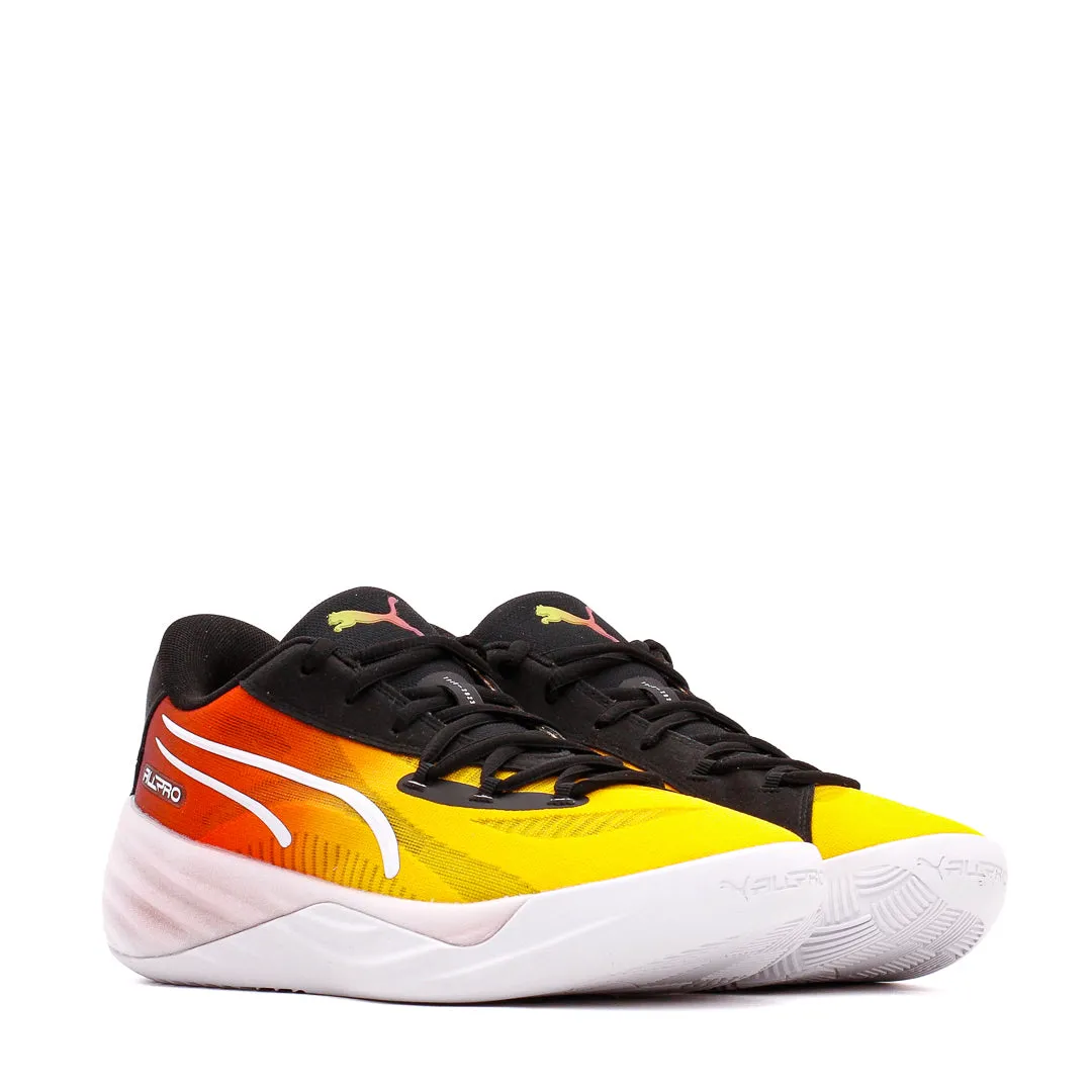 Responsive Cushion System Responsive bounce Puma Basketball Men All-Pro Nitro Showtime Yellow Sizzle Purple Glimmer 309890-01